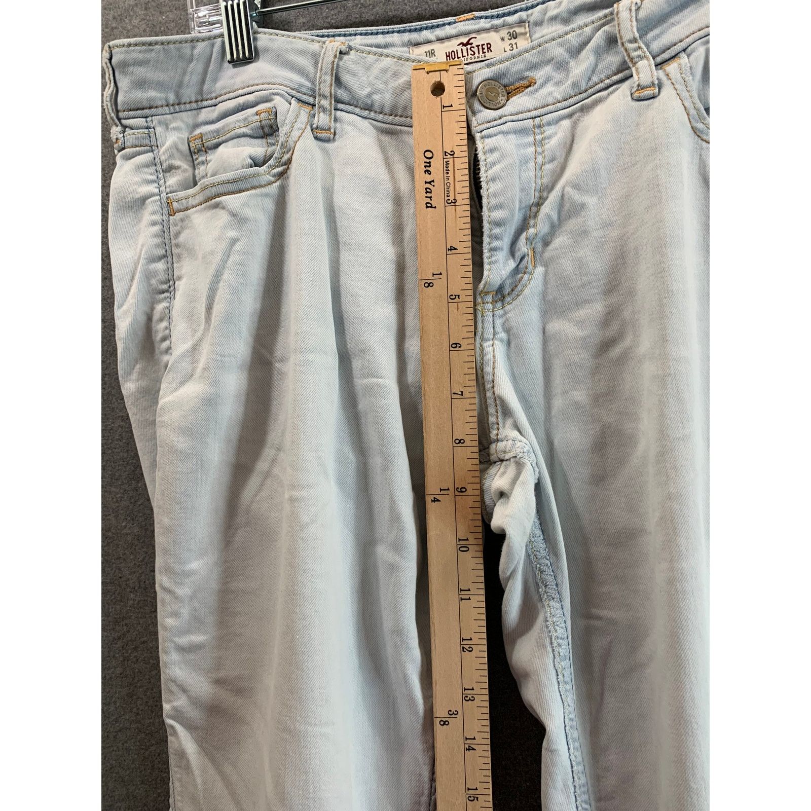 Hollister Hollister Jeans Women Size W30 L31 Light Blue Jeans Size 30" / US 8 / IT 44 - 5 Thumbnail