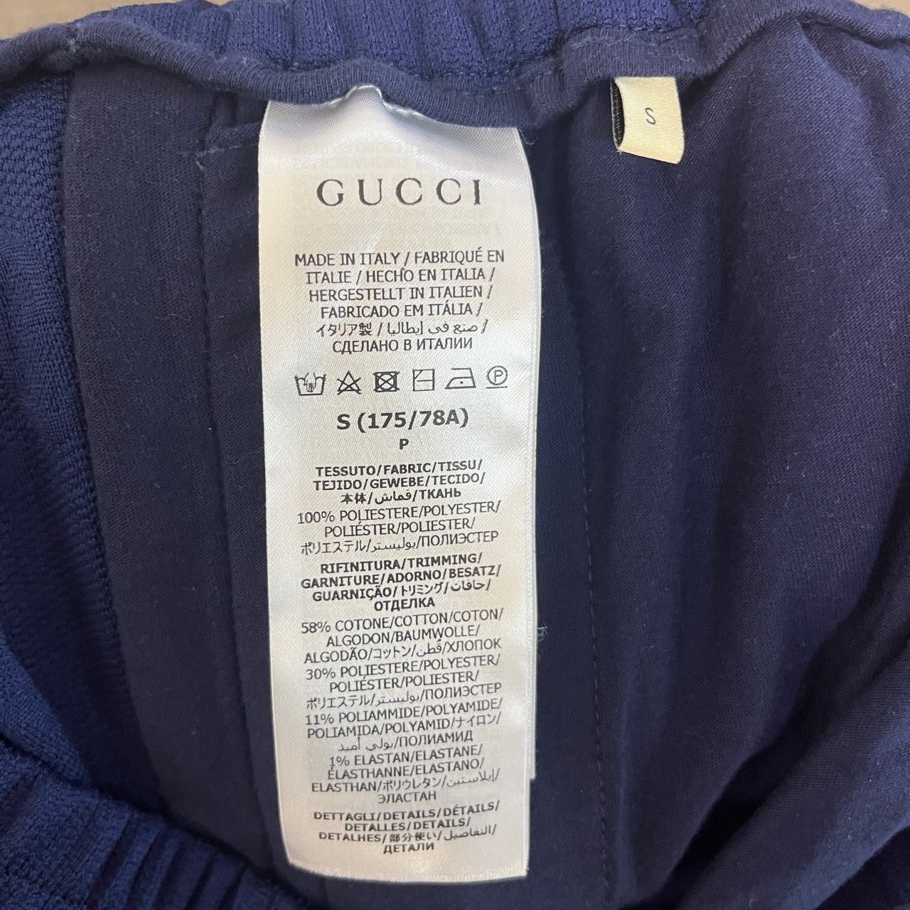 Gucci Gucci Size SBlue dark pattern full-print trousers 2501-Next Size US 28 / EU 44 - 6 Thumbnail