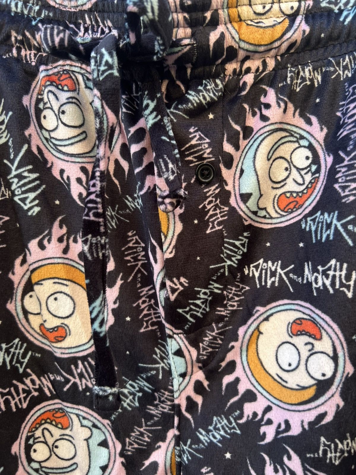 Other Officially licensed Rick And Morty black pajama pants Large Size US 34 / EU 50 - 4 Thumbnail