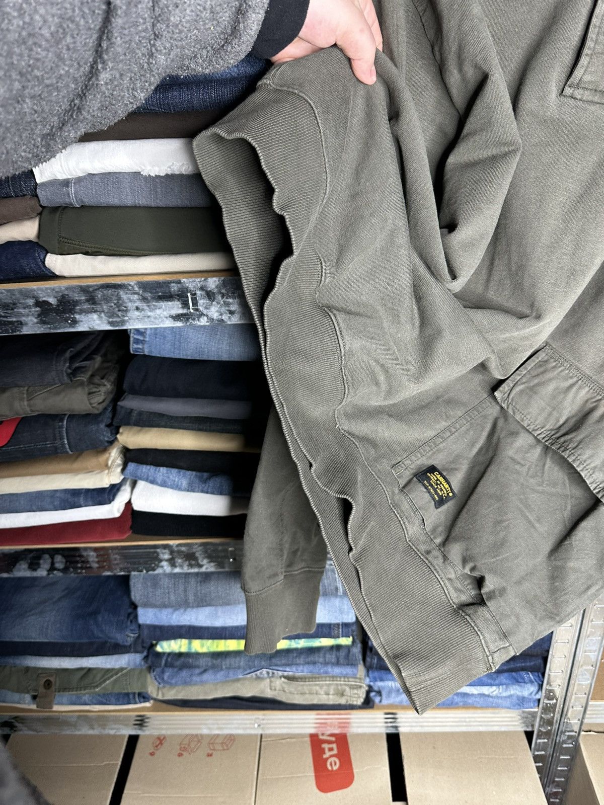 Carhartt Carhartt WIP Klicks Sweatshirt 1/4 Zip Utility Pocket XL Size US L / EU 52-54 / 3 - 10 Thumbnail