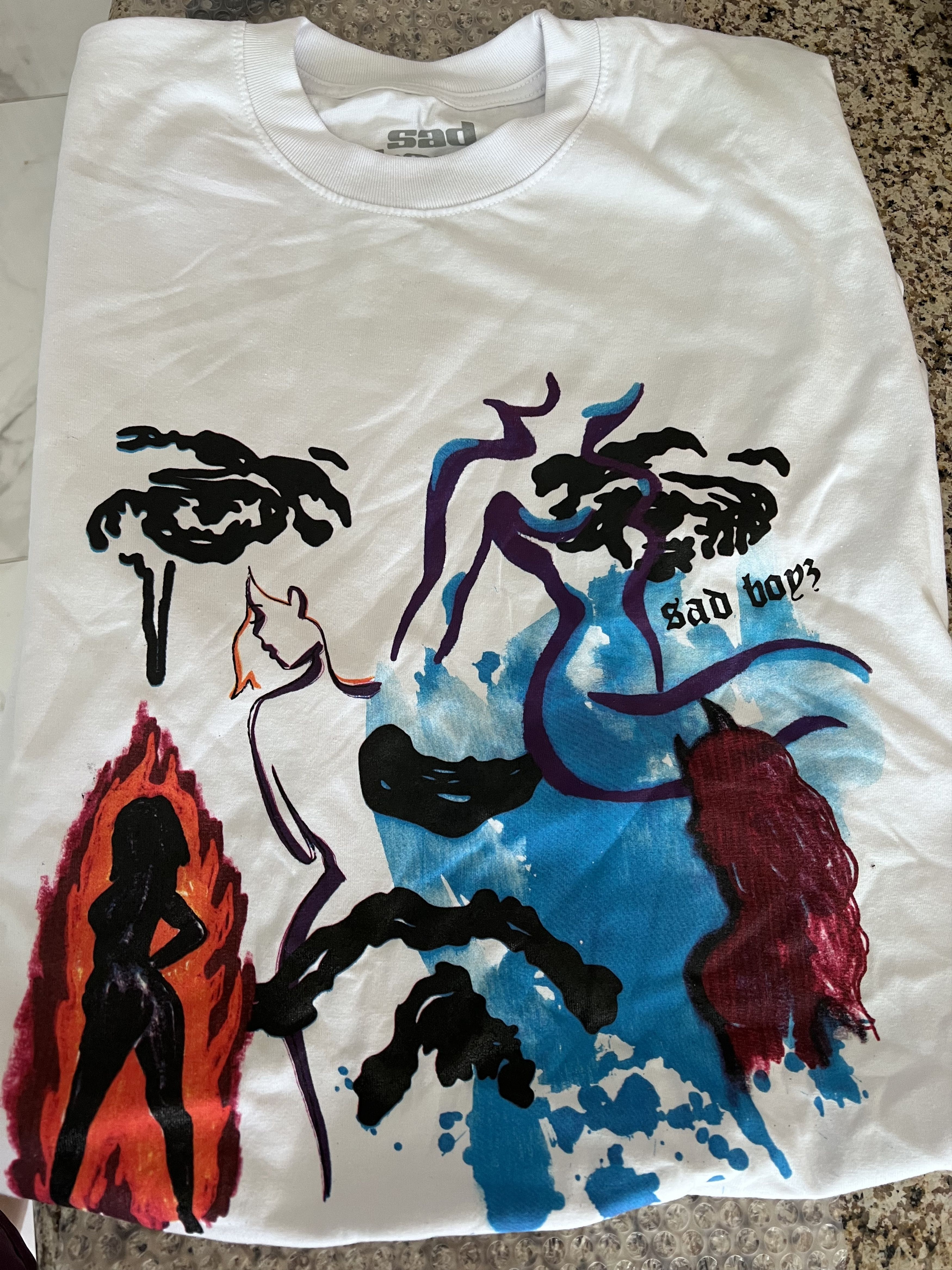 Sad Boys SAD BOYZ 4 Life White T-Shirt Size XL New Sadboyz Junior H Size US XL / EU 56 / 4 - 3 Thumbnail