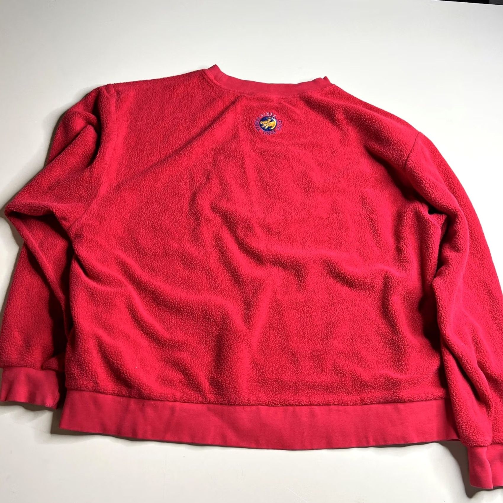 Disney VINTAGE The Disney Store Sweatshirt Mens Red Fleece Lion King Simba 90s Size US M / EU 48-50 / 2 - 7 Thumbnail