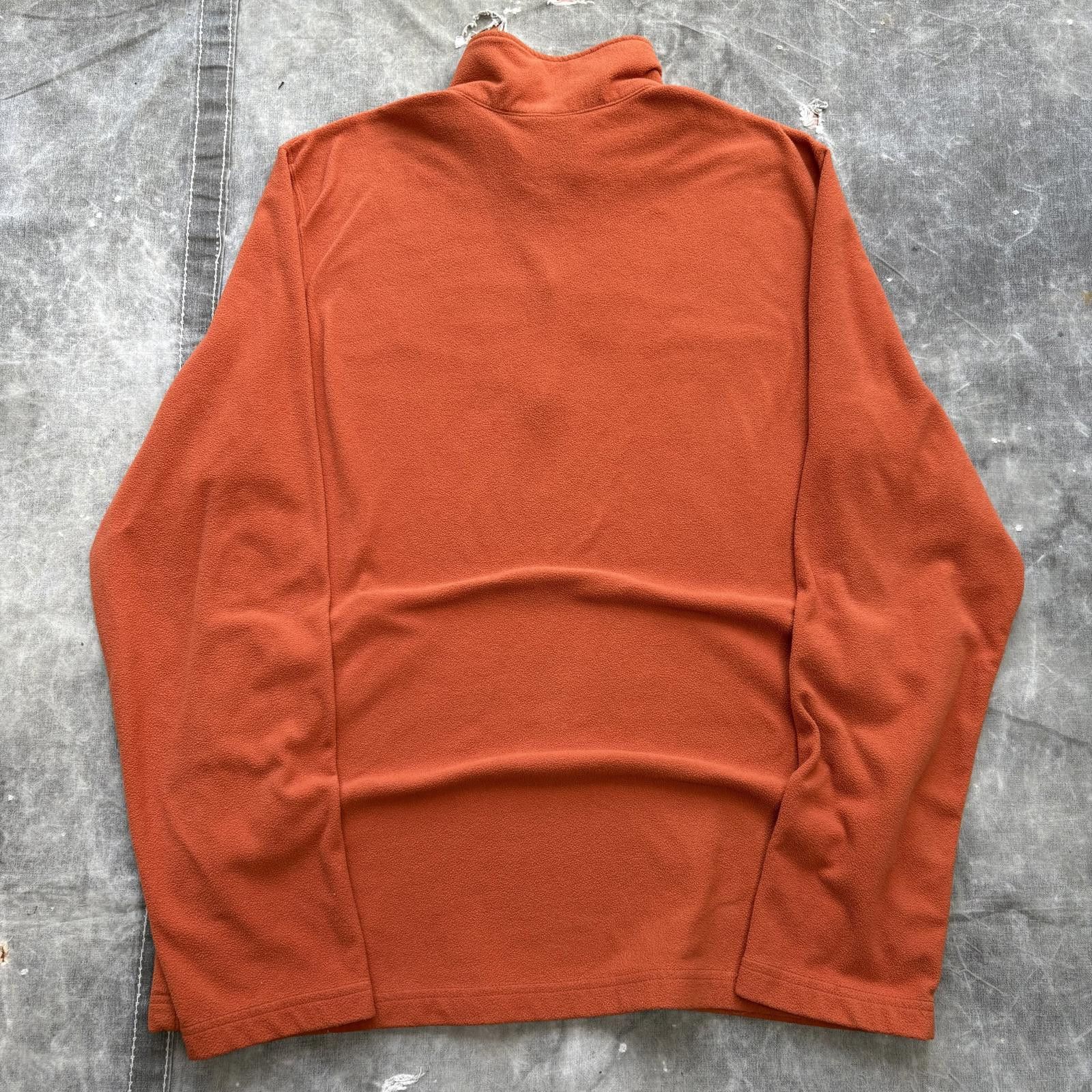 Nike Vintage Y2K Orange Nike Fleece Quarter Zip Grunge Sweatshirt Size US XL / EU 56 / 4 - 6 Thumbnail