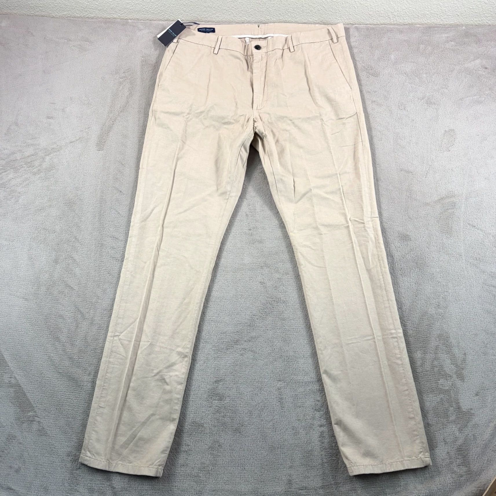 Peter Millar Peter Millar Crown Crafted Somerset Pants Sand 38x34 Linen Blend Golf NWT 25 Mens Regular Beige Shorts? Size US 38 / EU 54 - 3 Thumbnail