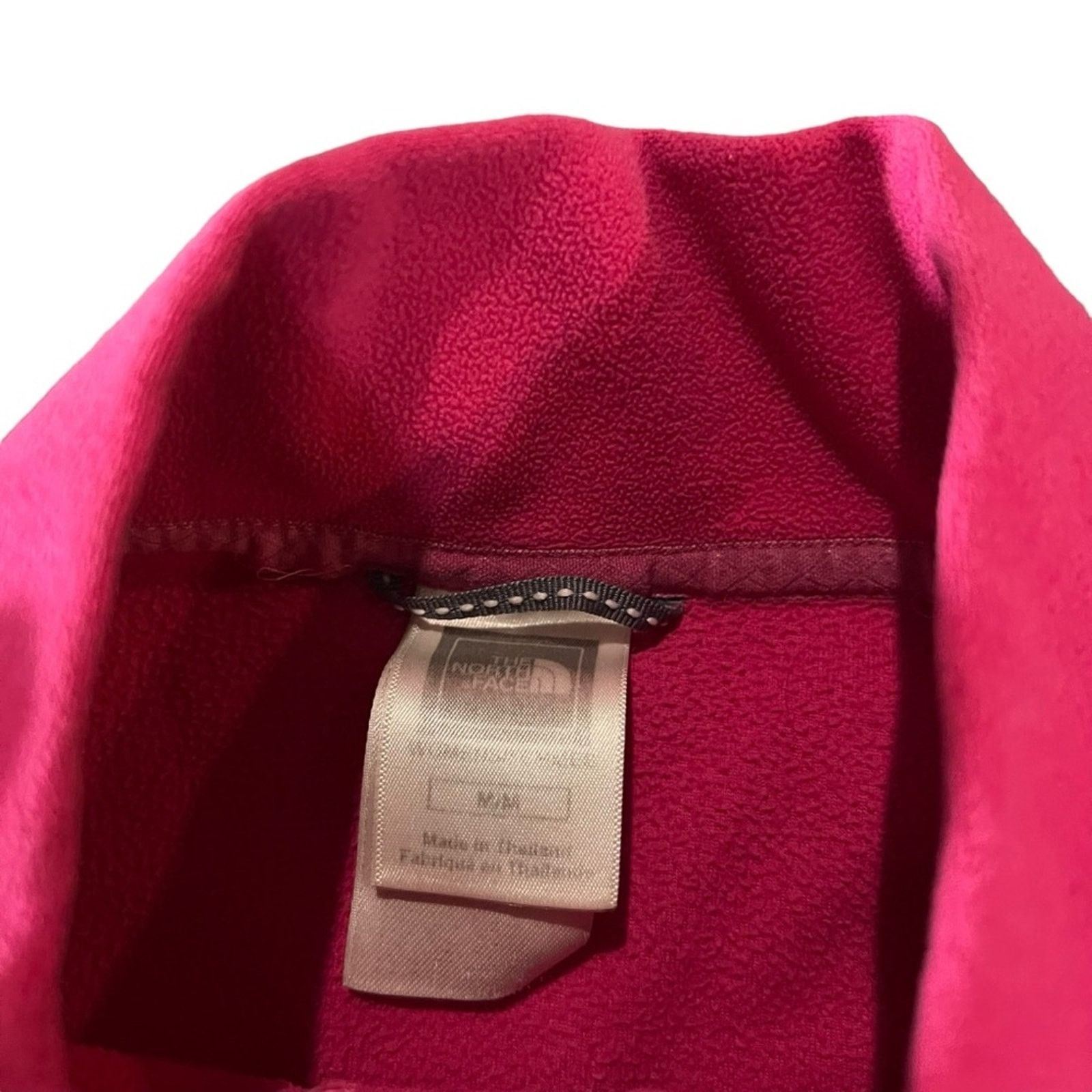 The North Face The North Face Womens Fleece Pullover Pink 1/4 Zip Mock Neck Size M / US 6-8 / IT 42-44 - 5 Thumbnail