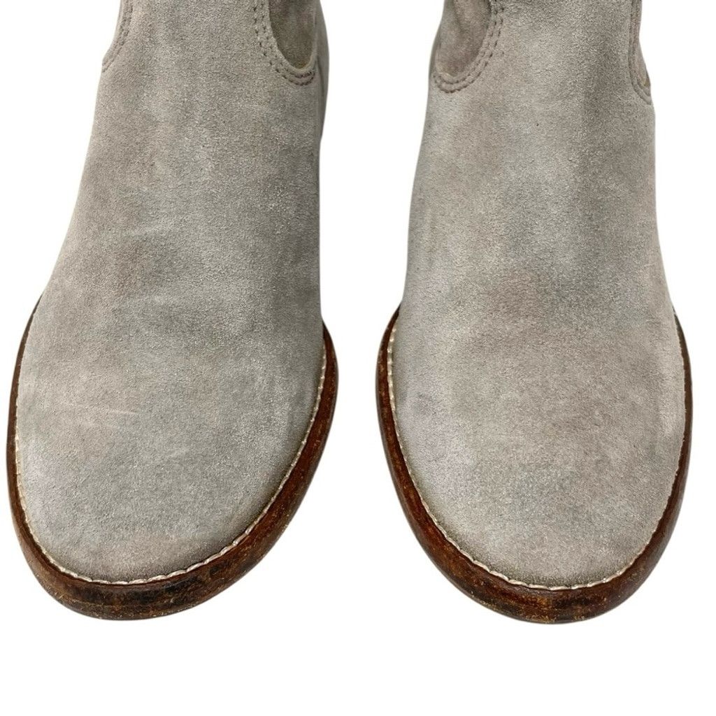 Isabel Marant Etoile Isabel Marant Crisi Slouchy Western Taupe Suede Boots EU 36 Size US 5 / IT 35 - 4 Thumbnail