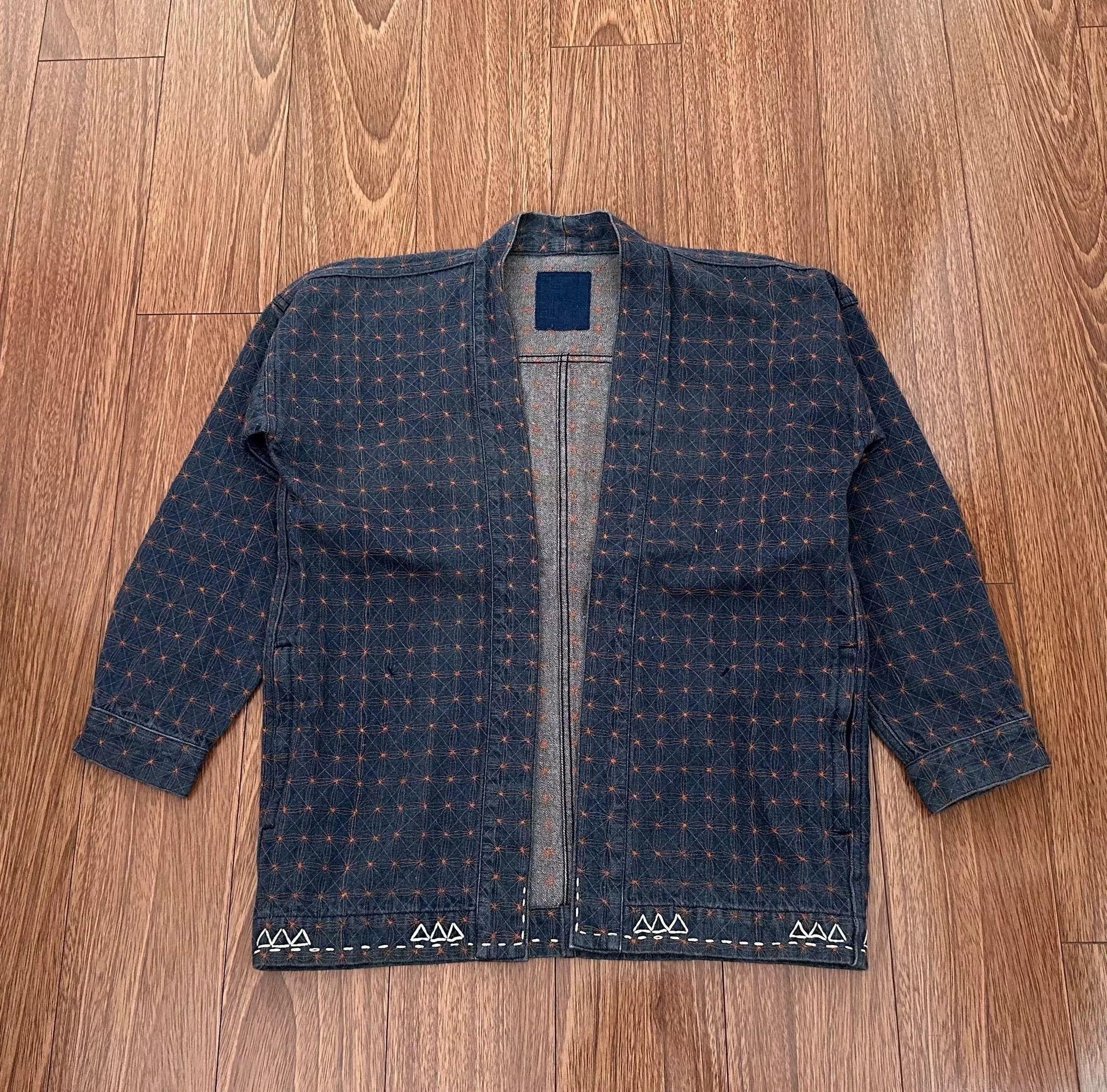 Visvim visvim sashiko sanjuro kimono jacket Size US S / EU 44-46 / 1 - 1 Thumbnail