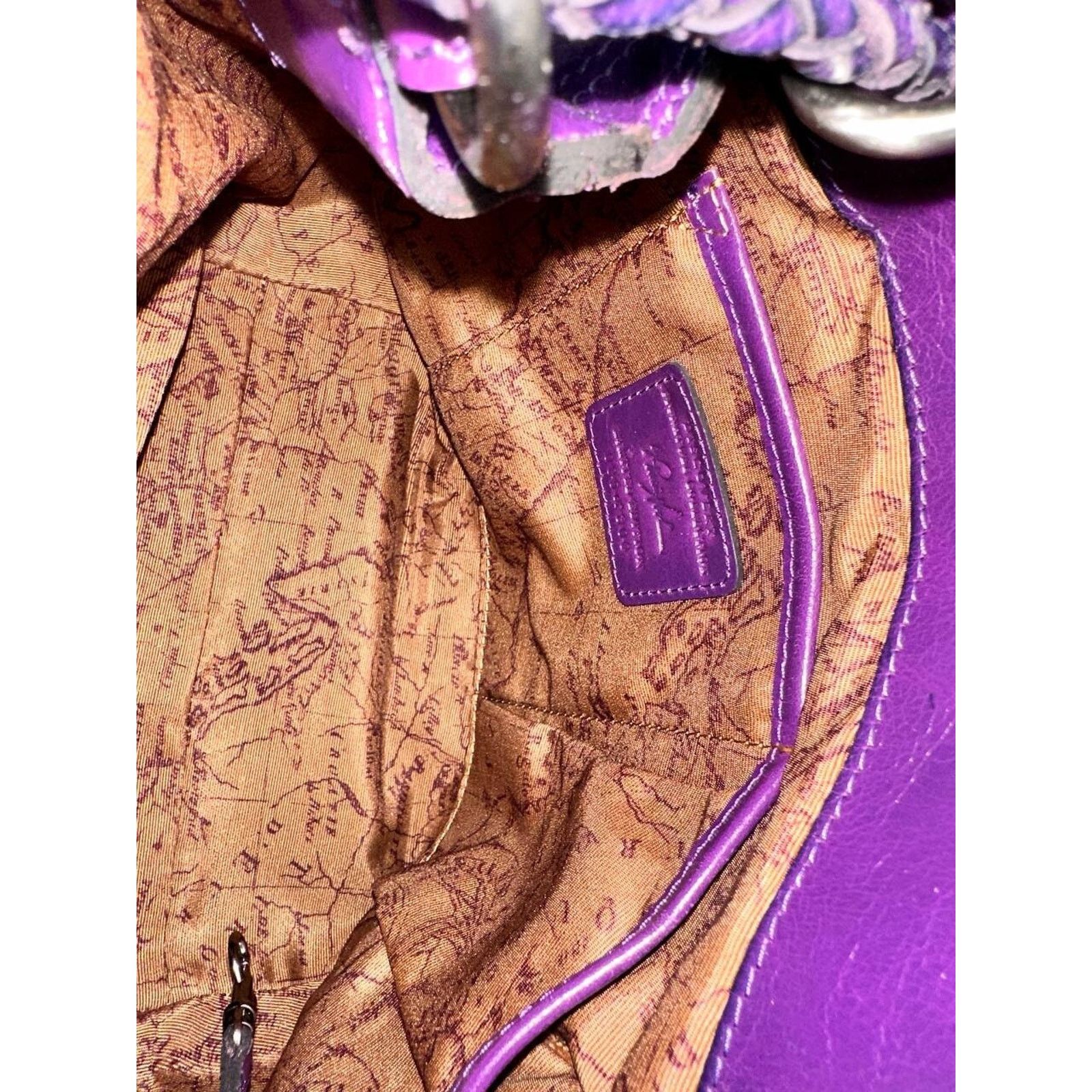 Patricia Nash Patricia Nash Discovery Bucket Bag Plum Jam shoulder B000584 Size ONE SIZE - 12 Thumbnail
