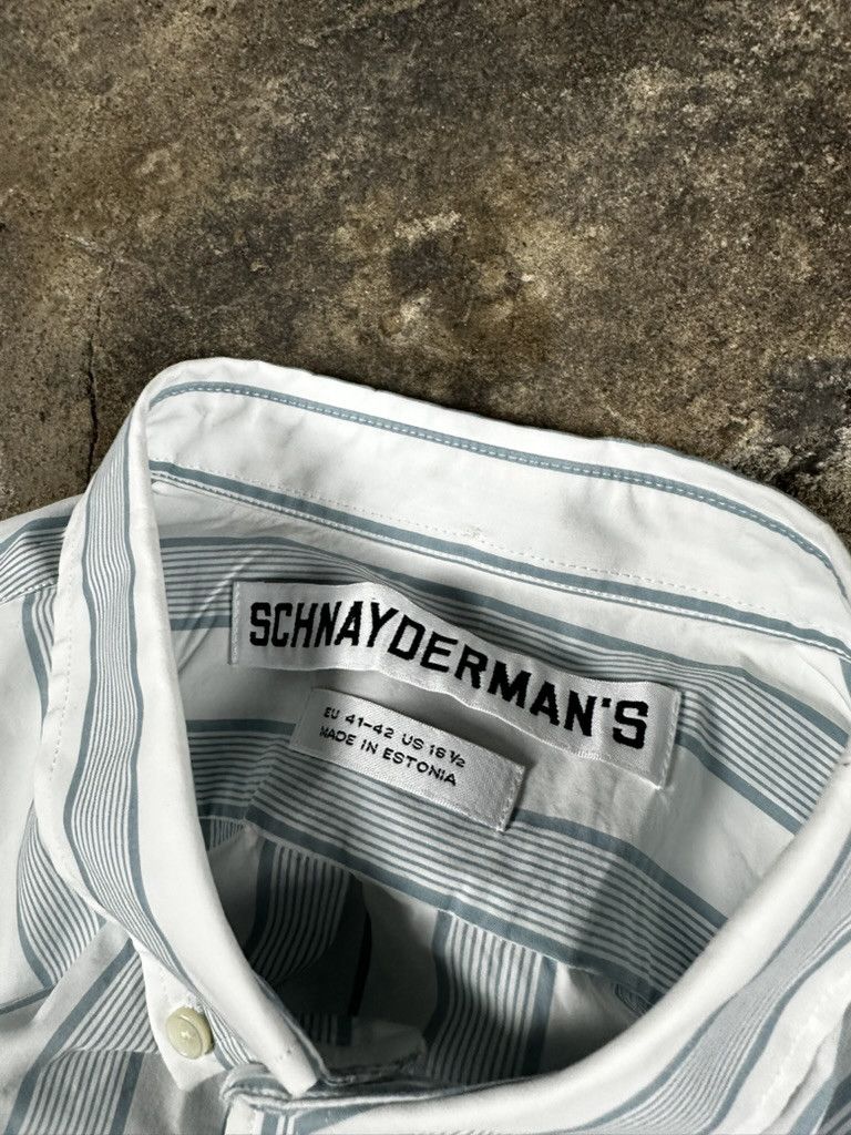 Schnaydermans Schnaydermans Stripped Button Up Shirt Size US XL / EU 56 / 4 - 6 Thumbnail