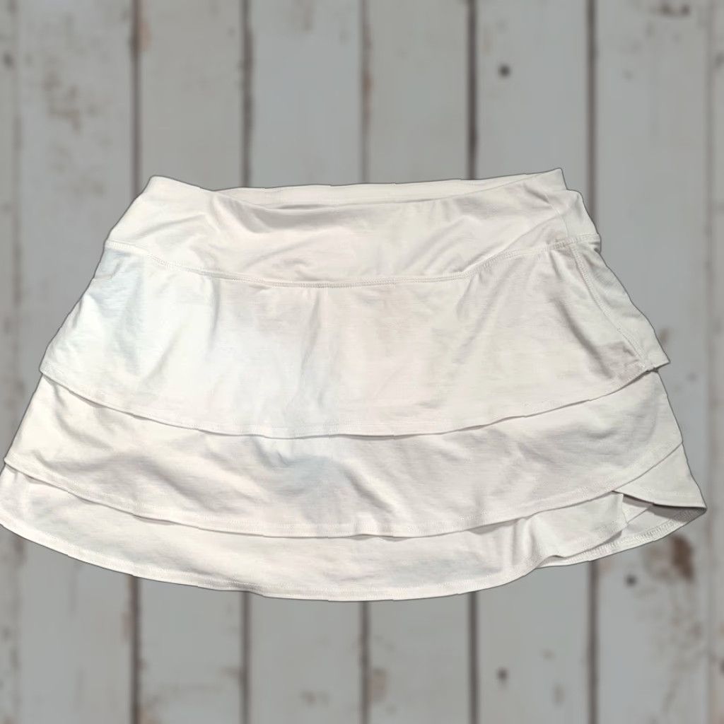 Athleta Athleta Skort Women Medium White Athletic Regular M Size ONE SIZE - 1 Thumbnail