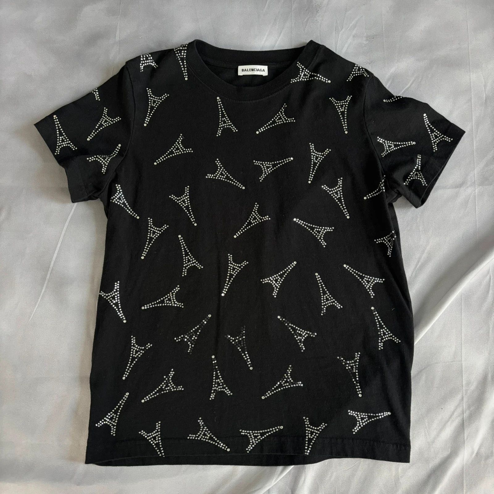 Balenciaga Balenciaga Paris Effiel tower t shirt Size US S / EU 44-46 / 1 - 1 Thumbnail