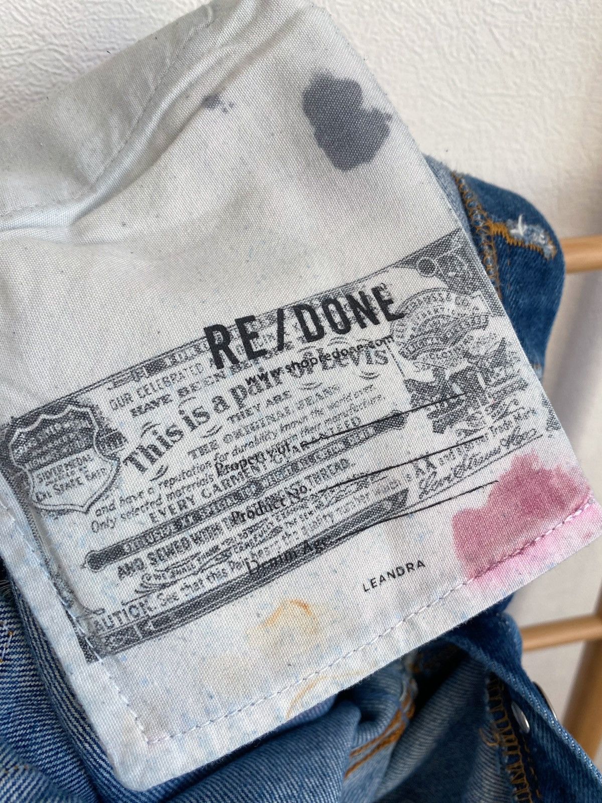 Levi's × RE/DONE Levi’s x Re/Done The Leandra Jeans Size 23" - 8 Thumbnail