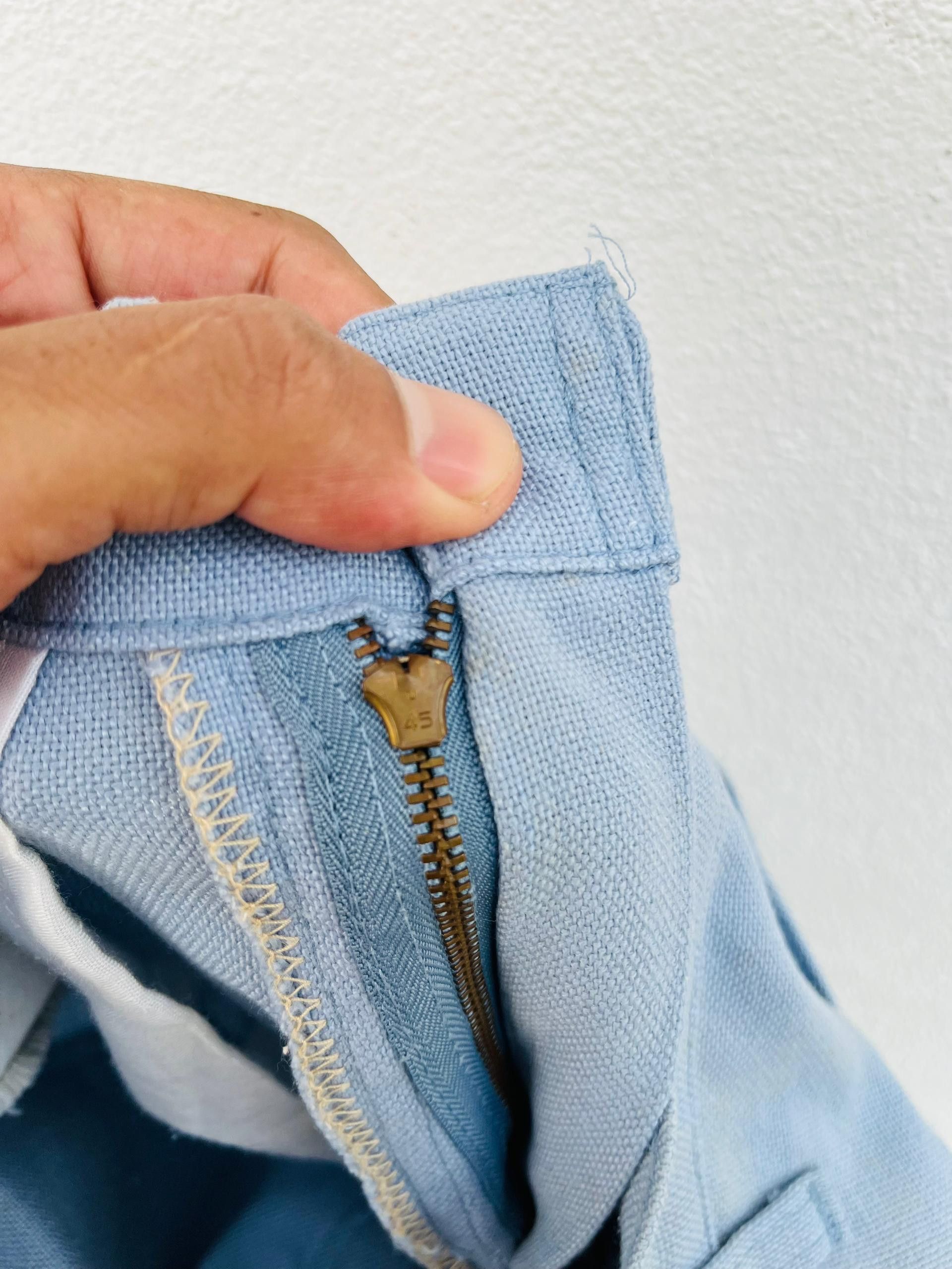 Levi's Vintage Clothing × Vintage Vintage 80s Levis Sta Press Boot Cut Sky Blue Pant Size US 30 / EU 46 - 11 Thumbnail