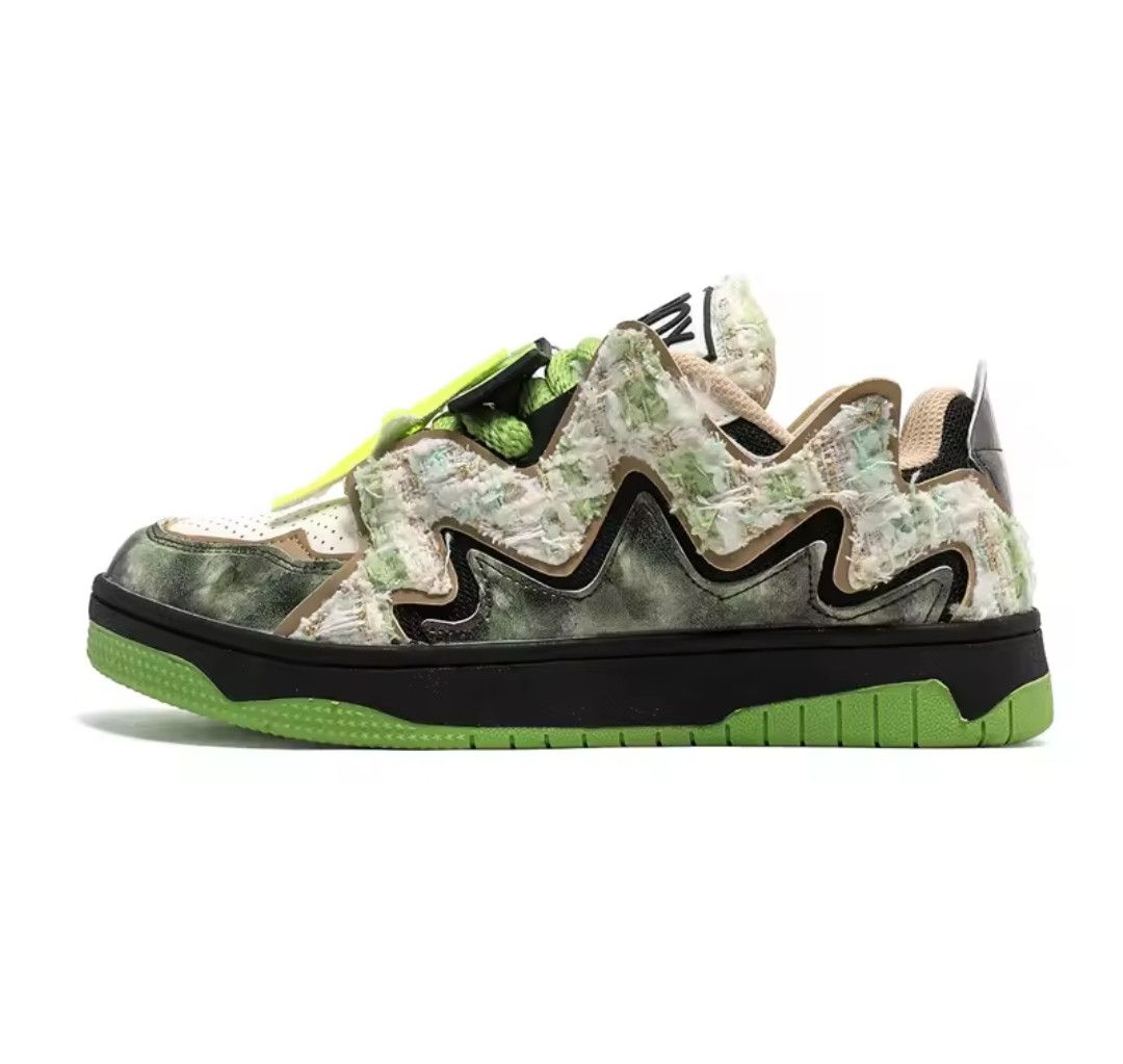 Japanese Brand Skateboard Loud in Volcano Streetwear Green Sneakers Size US 10 / EU 43 - 4 Thumbnail