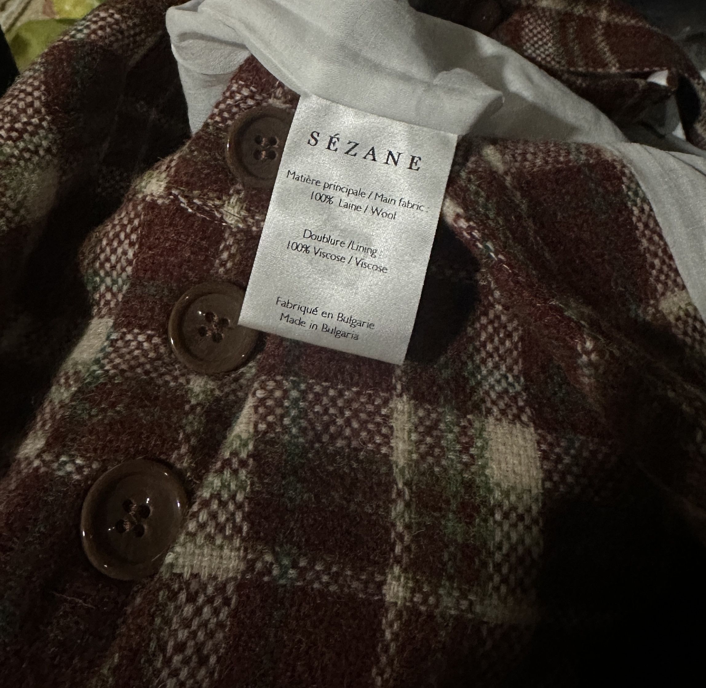 Sezane Roy Wool Jumpsuit Size 25" / US 0 / IT 36 - 8 Thumbnail