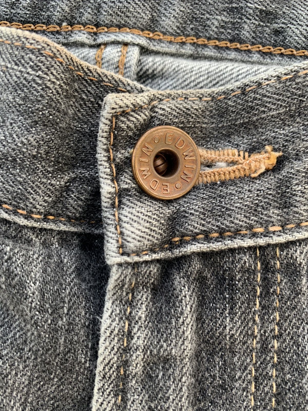 Kapital VINTAGE EDWIN 505s SELVEDGE FADED JAPANESE DISTRESSED DENIM Size US 28 / EU 44 - 14 Thumbnail