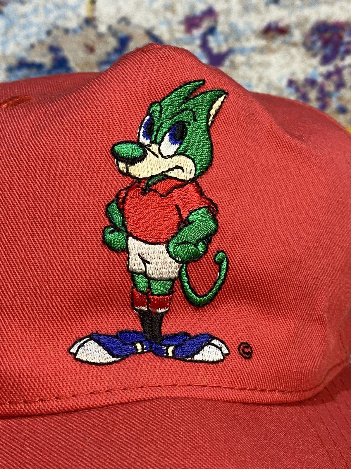 Other VINTAGE 90S RED URAWA DIAMONDS MASCOT REDIA TEAM HATS Size ONE SIZE - 3 Thumbnail