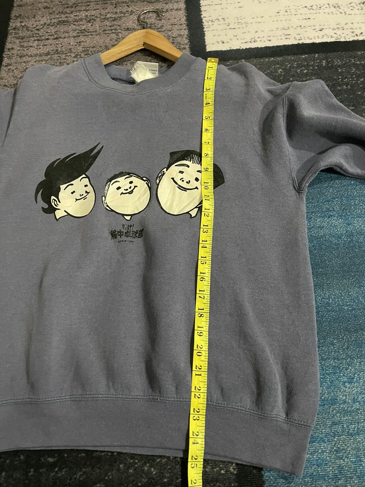 Anime Vintage Inachu Pingpong Club Sweatshirt Size US M / EU 48-50 / 2 - 12 Thumbnail