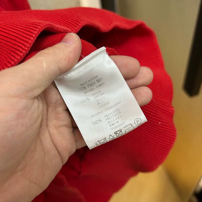 Givenchy Givenchy Classic Starred Red Star Knitted Hoodie Size US XL / EU 56 / 4 - 4 Thumbnail