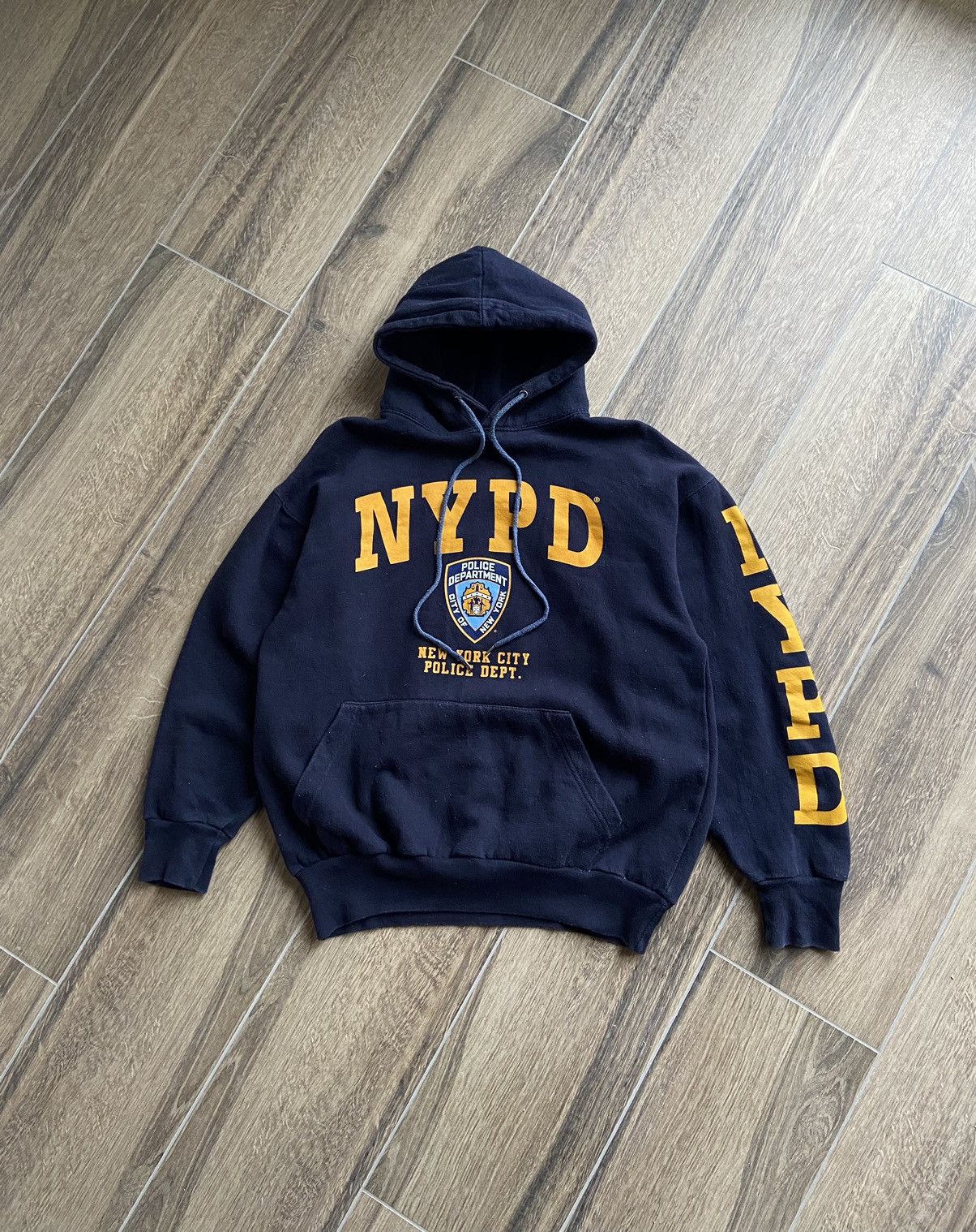 Vintage Vintage NVPD New Your City Police dept big logo y2k hoodies Size US M / EU 48-50 / 2 - 1 Thumbnail