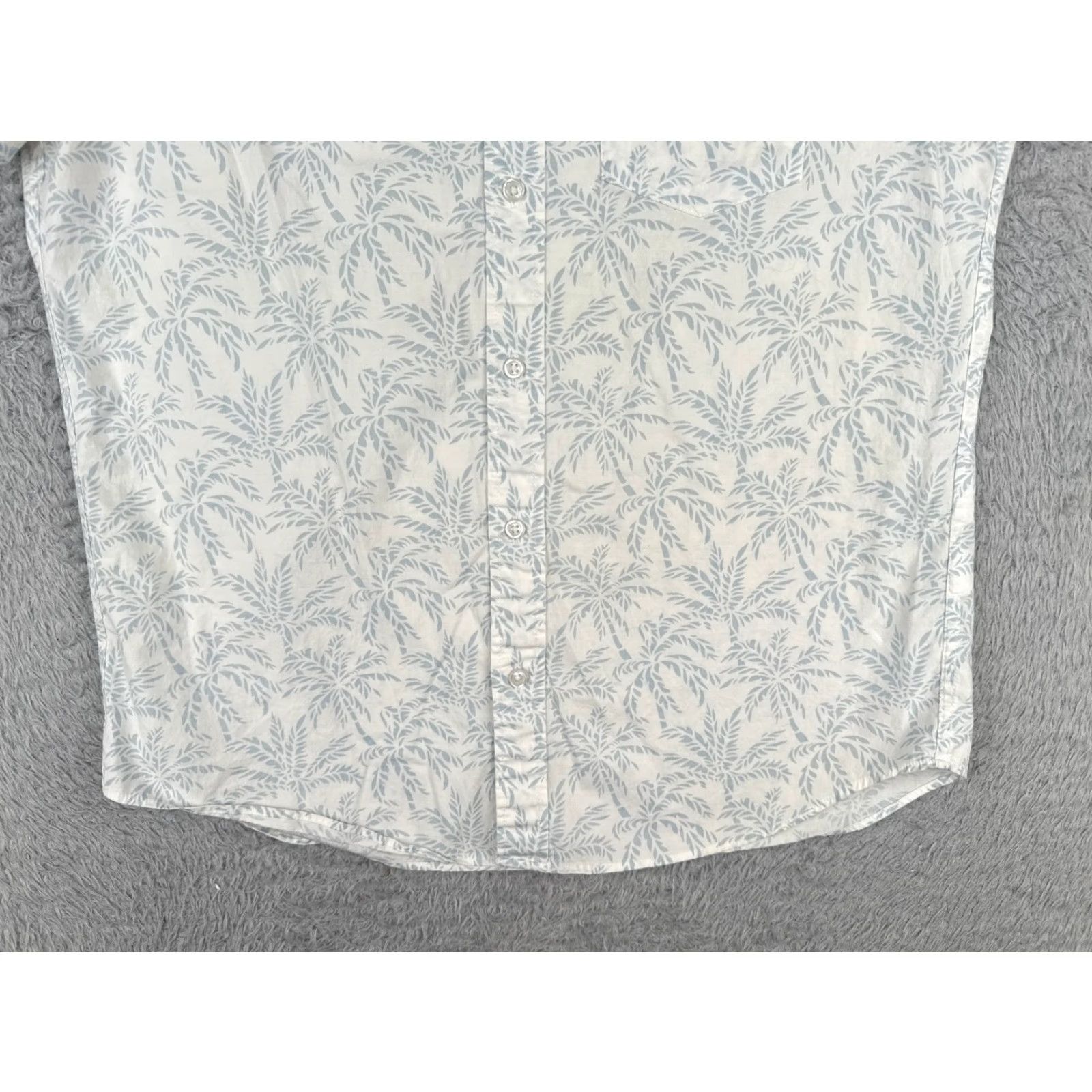 J.Crew J.Crew Slim Button-Up Shirt Men Medium Blue Floral Hawaiian Cotton Size US M / EU 48-50 / 2 - 5 Thumbnail