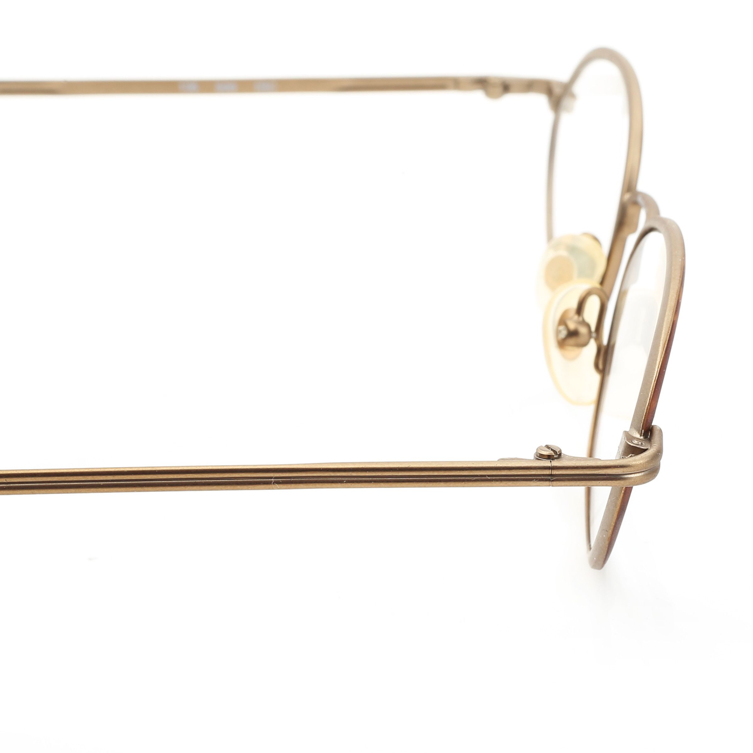 Polo Ralph Lauren Ralph Lauren '90s Gold Dark Havana Oval Glasses Size ONE SIZE - 3 Thumbnail