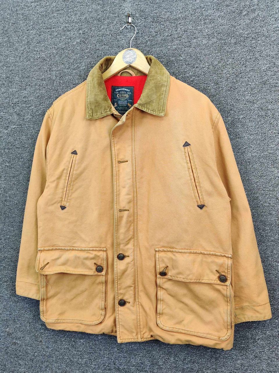 Japanese Brand Vintage 90s Go Ford Hunting Canvas Chore Jacket Size US L / EU 52-54 / 3 - 2 Thumbnail