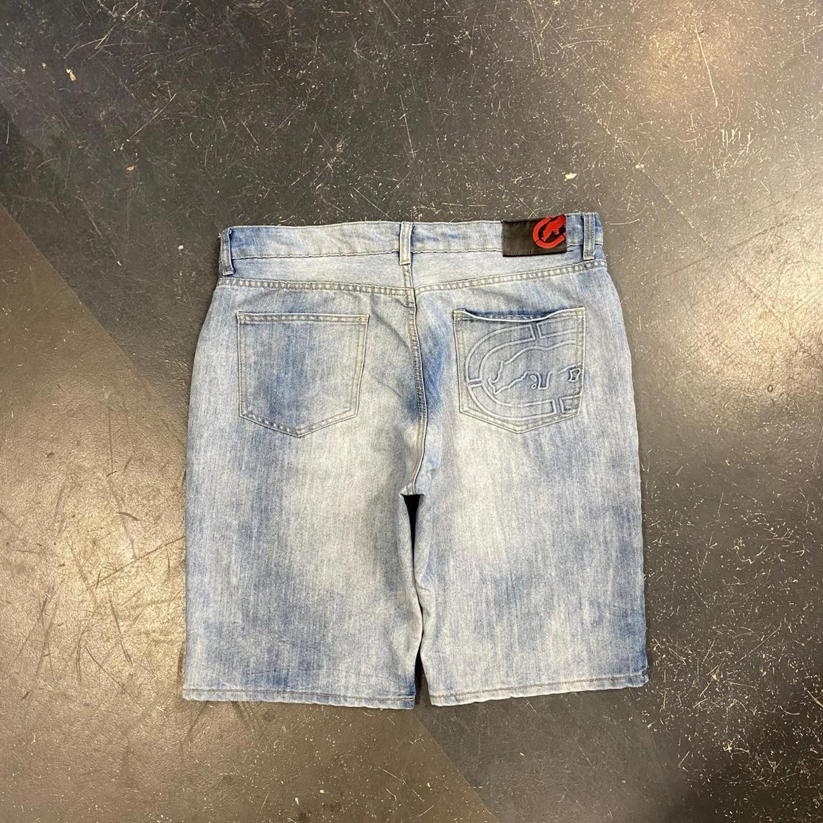 Ecko Unltd. × JNCO Y2K Ecko Unltd Baggy Jorts Size US 38 / EU 54 - 1 Thumbnail