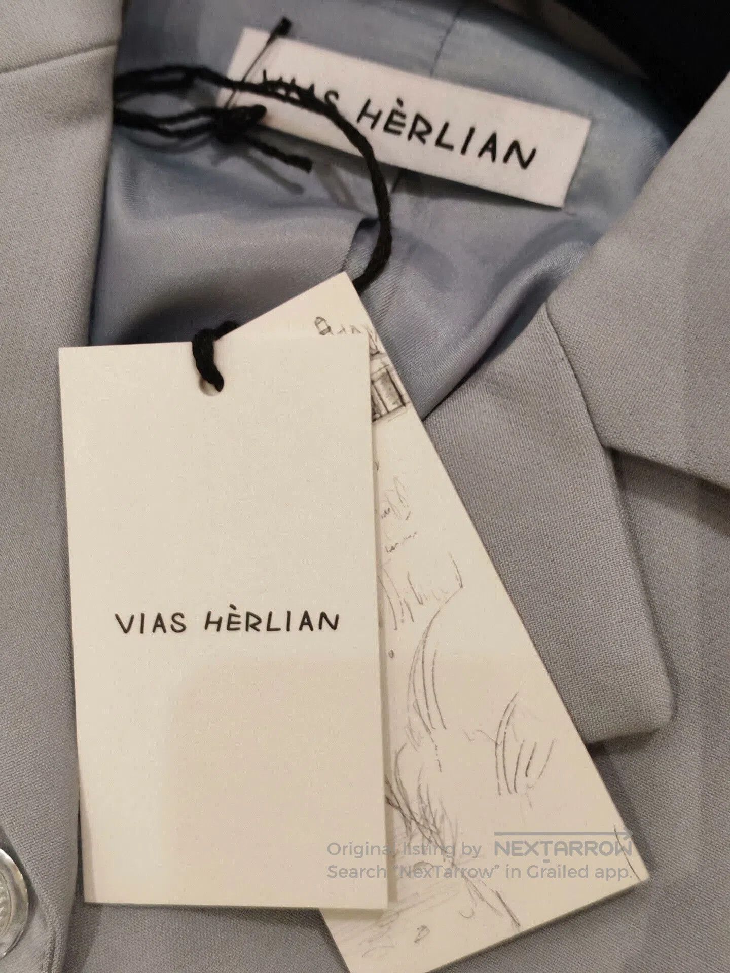 Herill Vias Herlian 2020 3D Bow Blazer. Size S / US 4 / IT 40 - 4 Thumbnail
