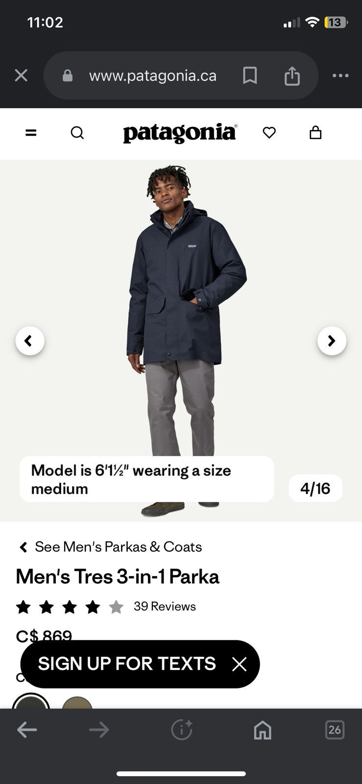 Patagonia Patagonia Men's Tres 3-in-1 Parka Size US L / EU 52-54 / 3 - 2 Thumbnail