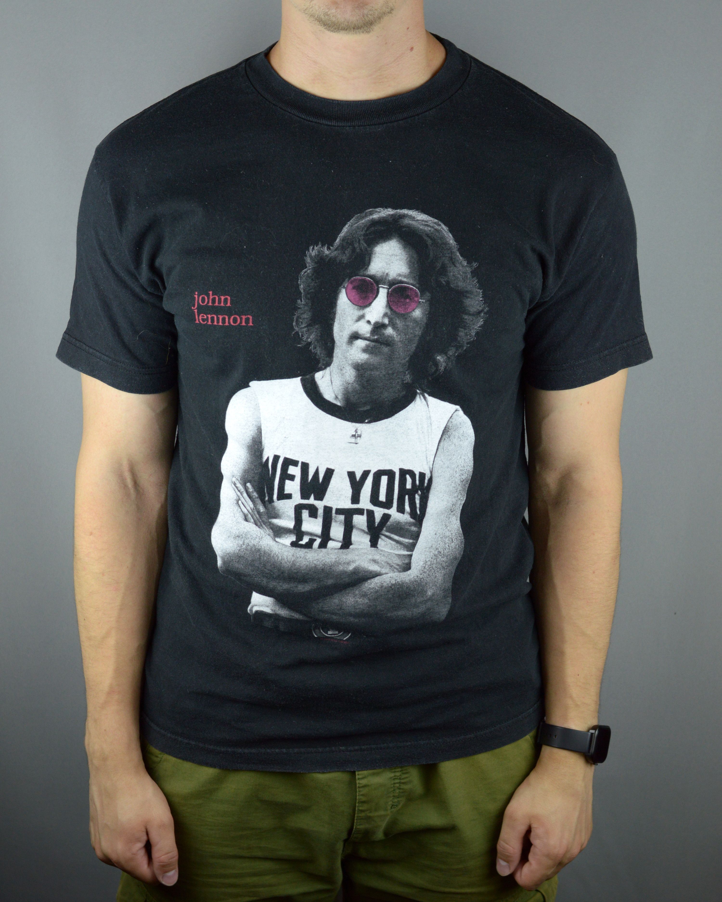 Vintage Vintage John Lennon 1995 t shirt Size US M / EU 48-50 / 2 - 1 Thumbnail