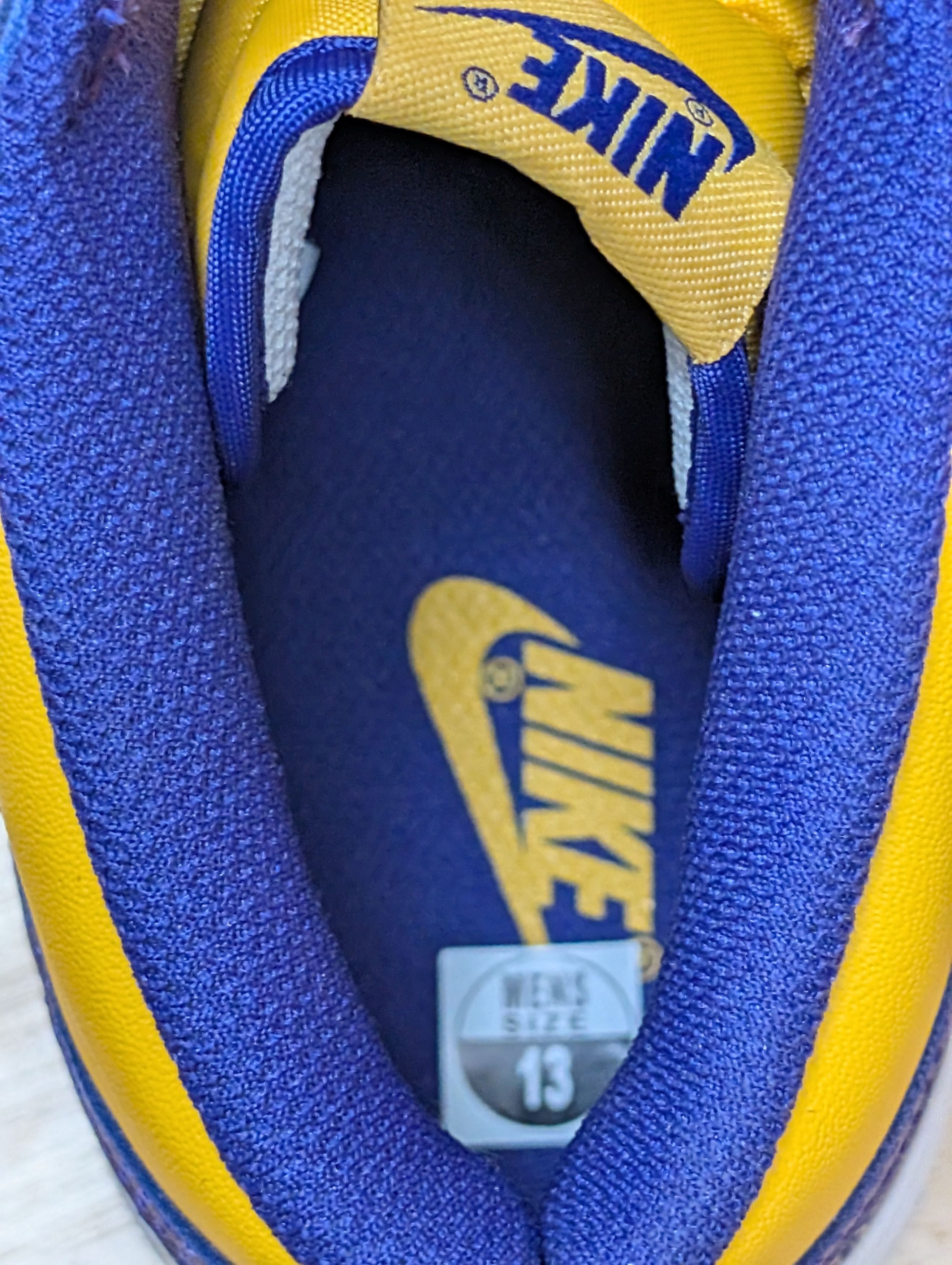 Nike Nike Dunk High Retro " Lakers " Size US 13 / EU 46 - 9 Thumbnail