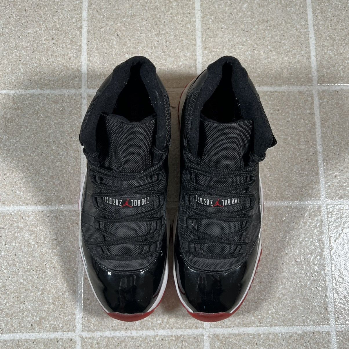 Jordan Brand Nike Air Jordan 11 Retro Countdown Pack CDP Playoff Bred 9.5 Size US 9.5 / EU 42-43 - 3 Thumbnail