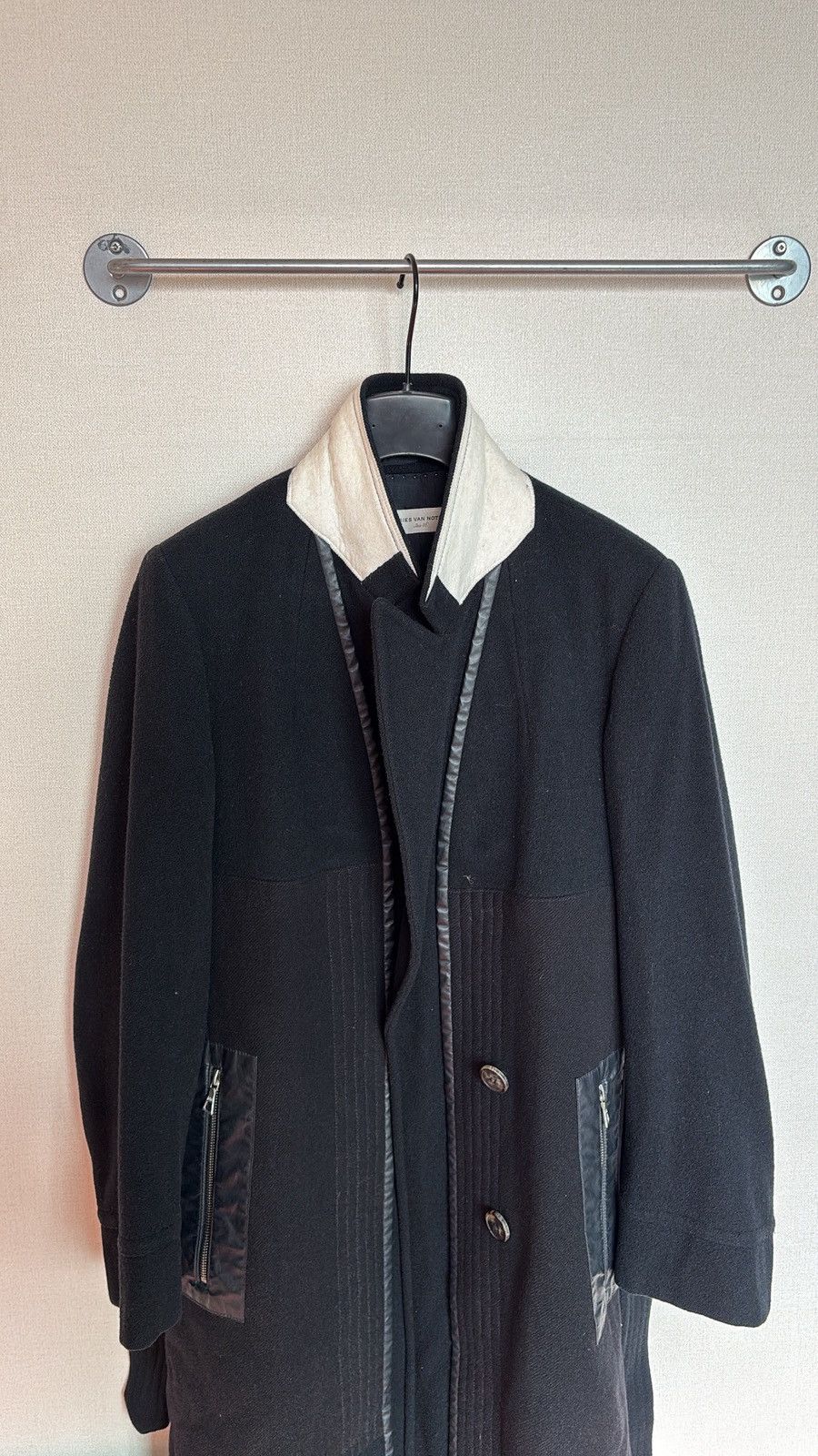 Dries Van Noten Dries Van Noten 2012 Tapered Wool Coat Size XS / US 0-2 / IT 36-38 - 6 Thumbnail