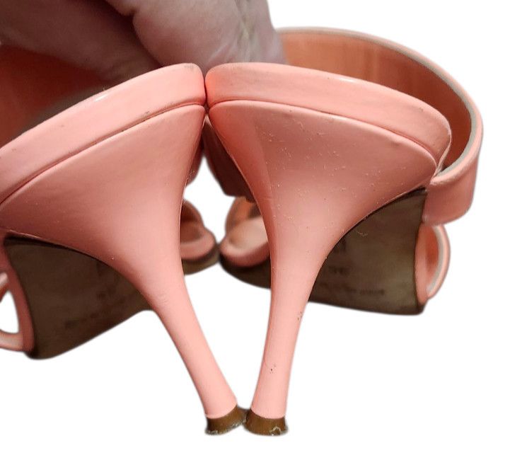 Manolo Blahnik Manolo Blahnik Coral High Heel Shoes Sleek Design Size 36 Size US 5.5 / IT 35.5 - 9 Thumbnail