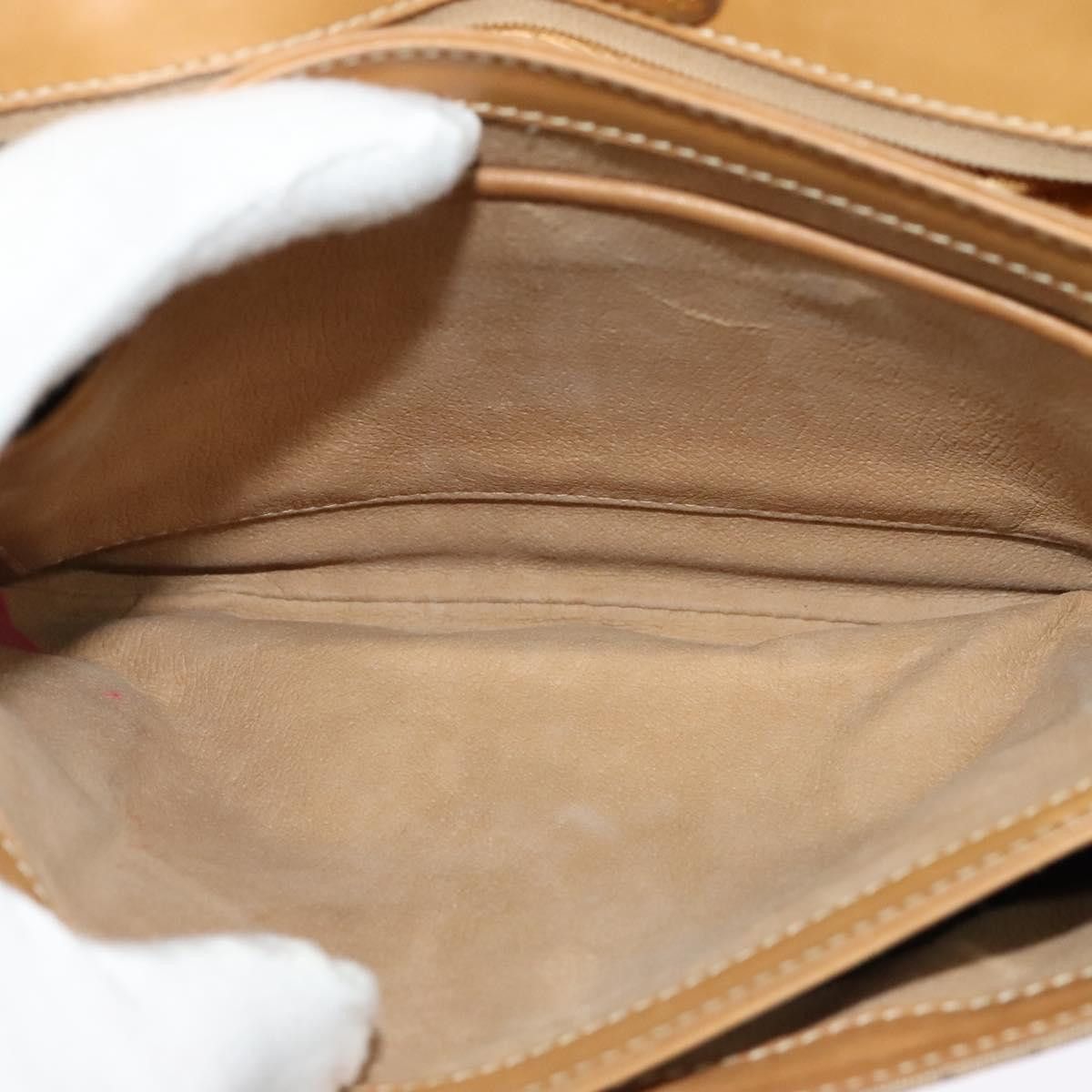 Gucci GUCCI Micro GG Supreme Shoulder Bag Pvc Beige Gold 001 406 Size ONE SIZE - 18 Thumbnail