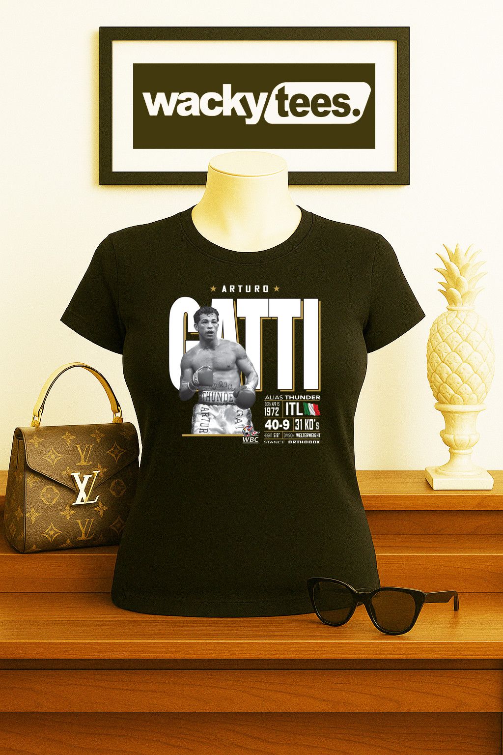 Other Arturo Gatti aka Thunder WBC Champion Graphic Tee Shirt Size US L / EU 52-54 / 3 - 5 Thumbnail