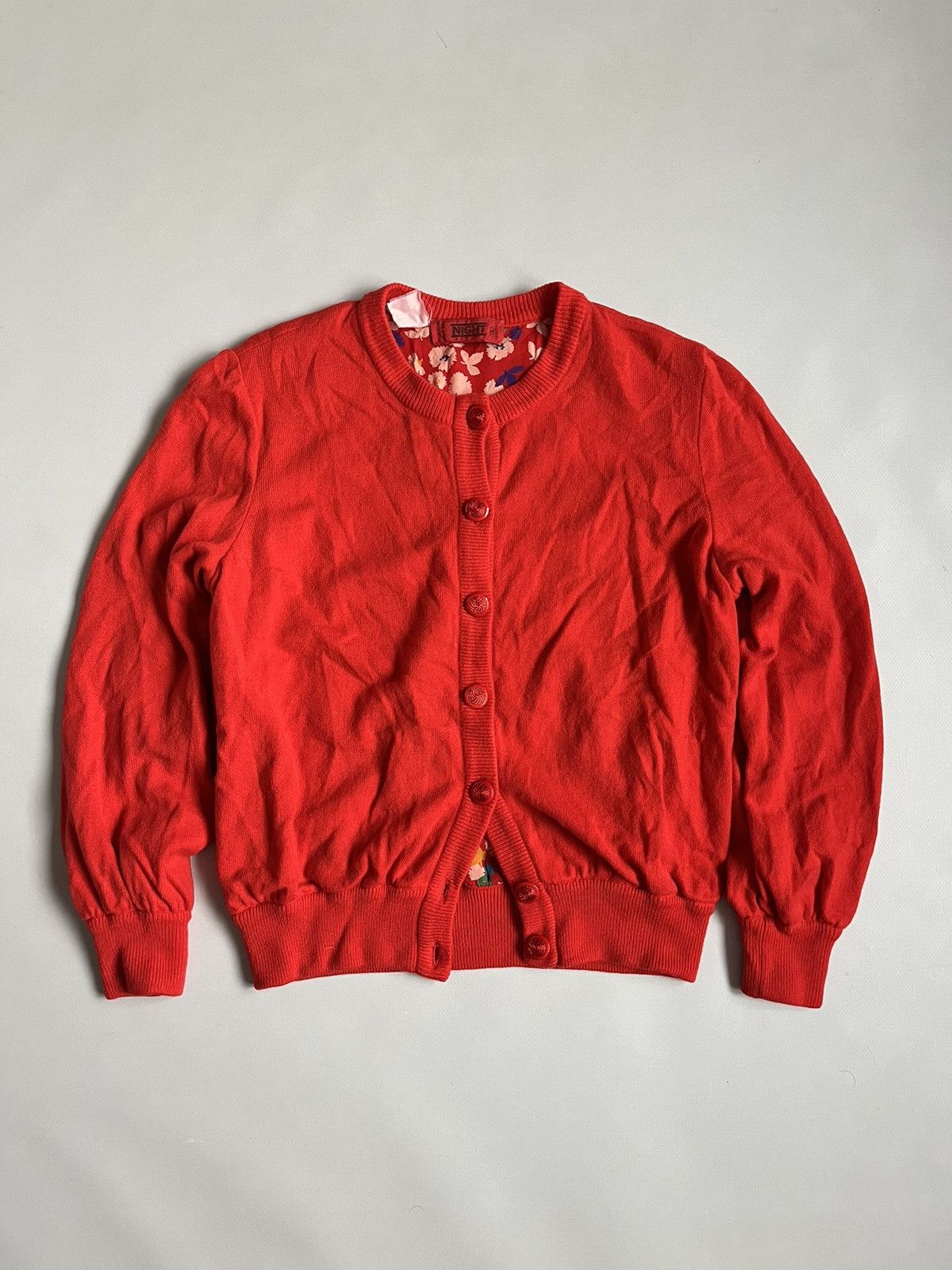 Valentino Vintage 80s Valentino Night Women Wool Viscose Red Cardigan Size M / US 6-8 / IT 42-44 - 1 Thumbnail
