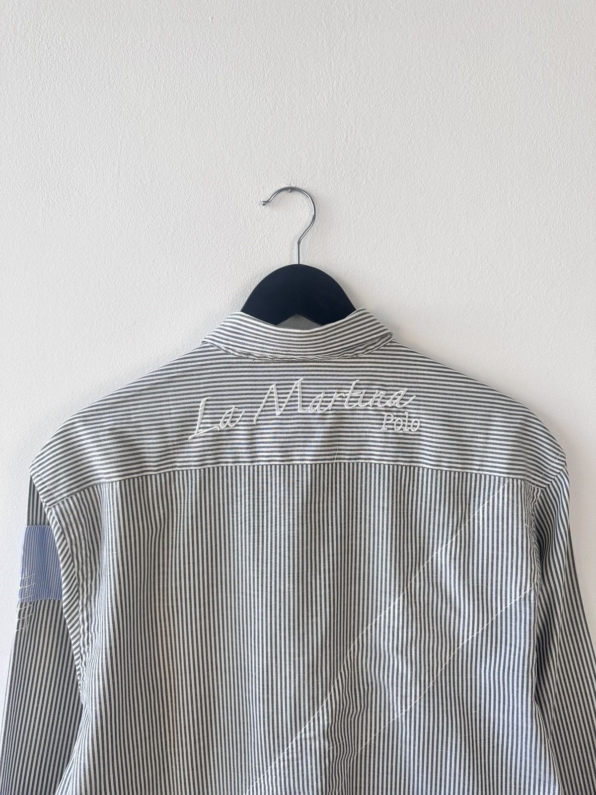 La Martina La Martina Buenos Aires Polo Shirt XXL Striped Multi Patch Size US M / EU 48-50 / 2 - 3 Thumbnail