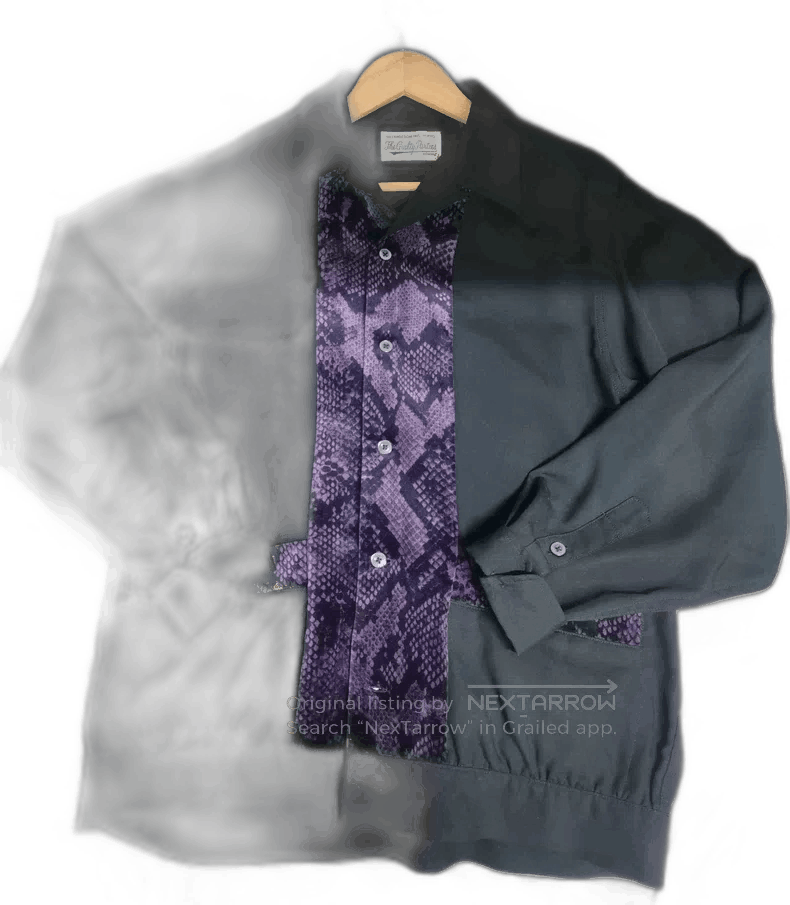 Wacko Maria WACKO MARIA Two Tone Open Collar Shirt Size US M / EU 48-50 / 2 - 1 Thumbnail