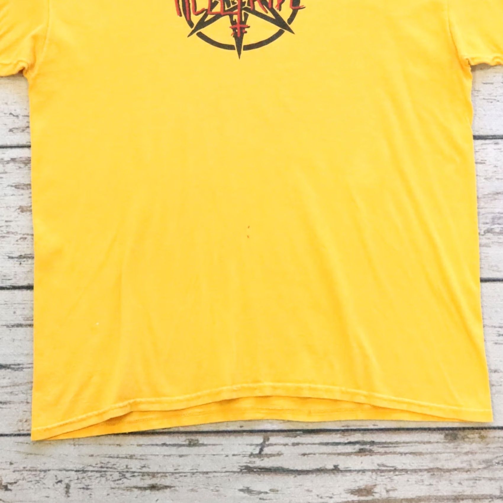 Thrasher VINTAGE Thrasher Halloween Hell Ride Shirt Mens L Yellow Regular Short Sleeve T-Shirt Deathwish Brand Size US L / EU 52-54 / 3 - 3 Thumbnail
