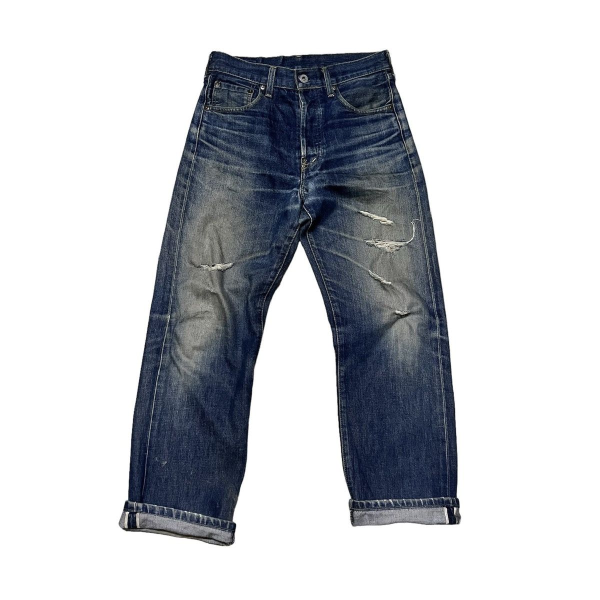 Levi's Vintage levis lot 707 selvedge distressed denims style Size US 28 / EU 44 - 1 Thumbnail