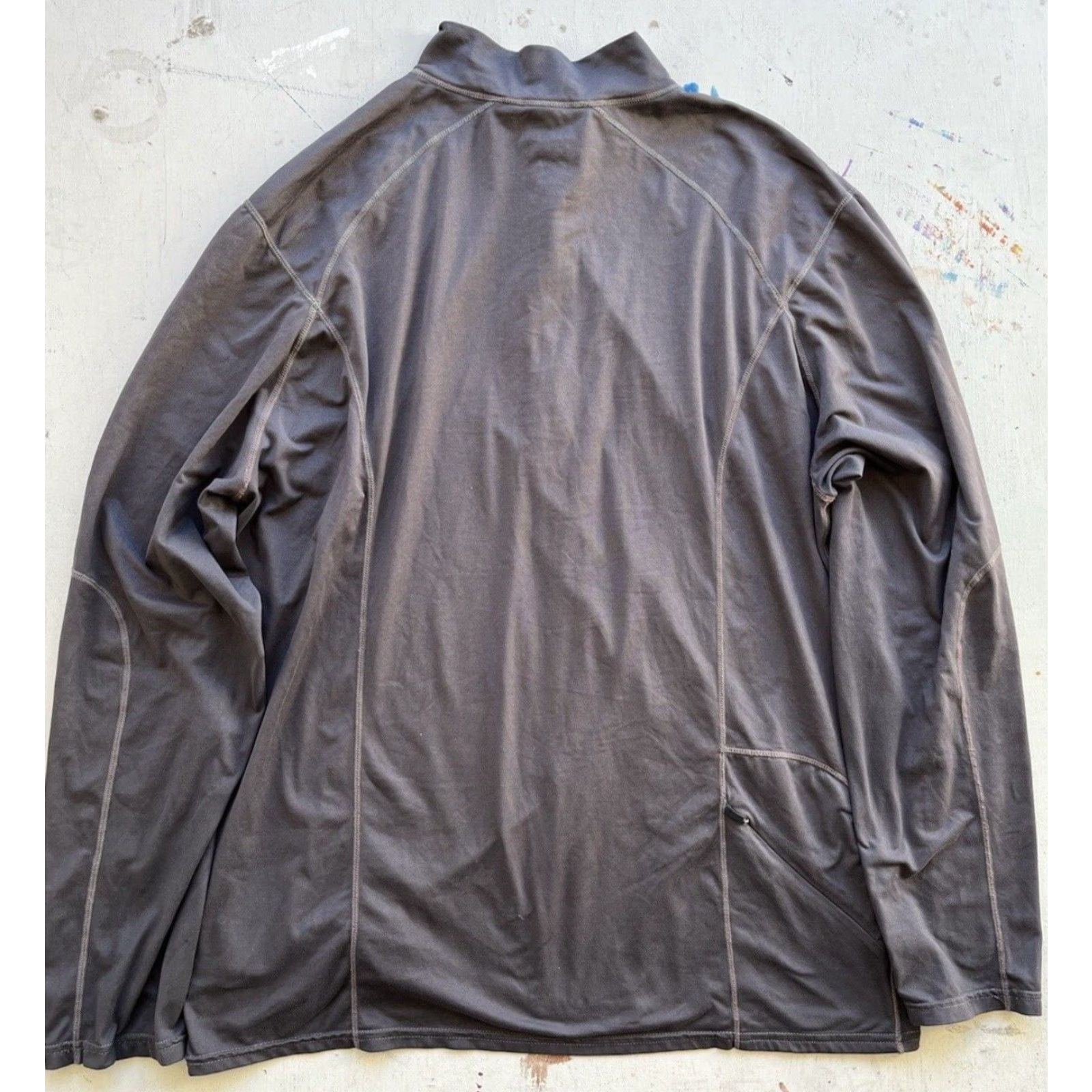 Mountain Hardwear VINTAGE Mountain Hardwear Shirt Pullover Black LS XL Outdoor Hike Light Breathable Easy Care Logo 80s 90s USA Mens Size US XL / EU 56 / 4 - 7 Thumbnail