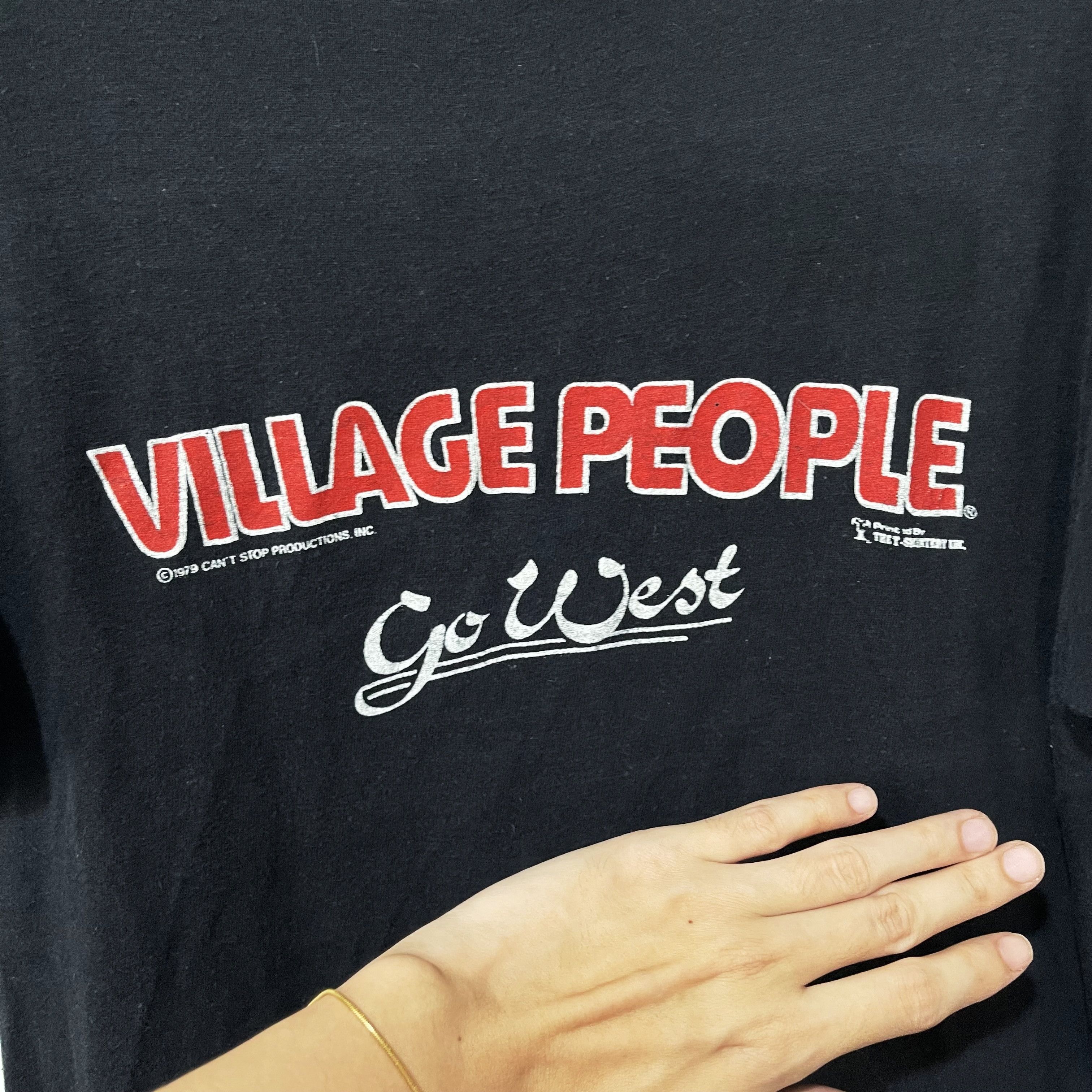 Band Tees Vintage 1979 Village People “Go West” T-Shirt Size US M / EU 48-50 / 2 - 2 Thumbnail