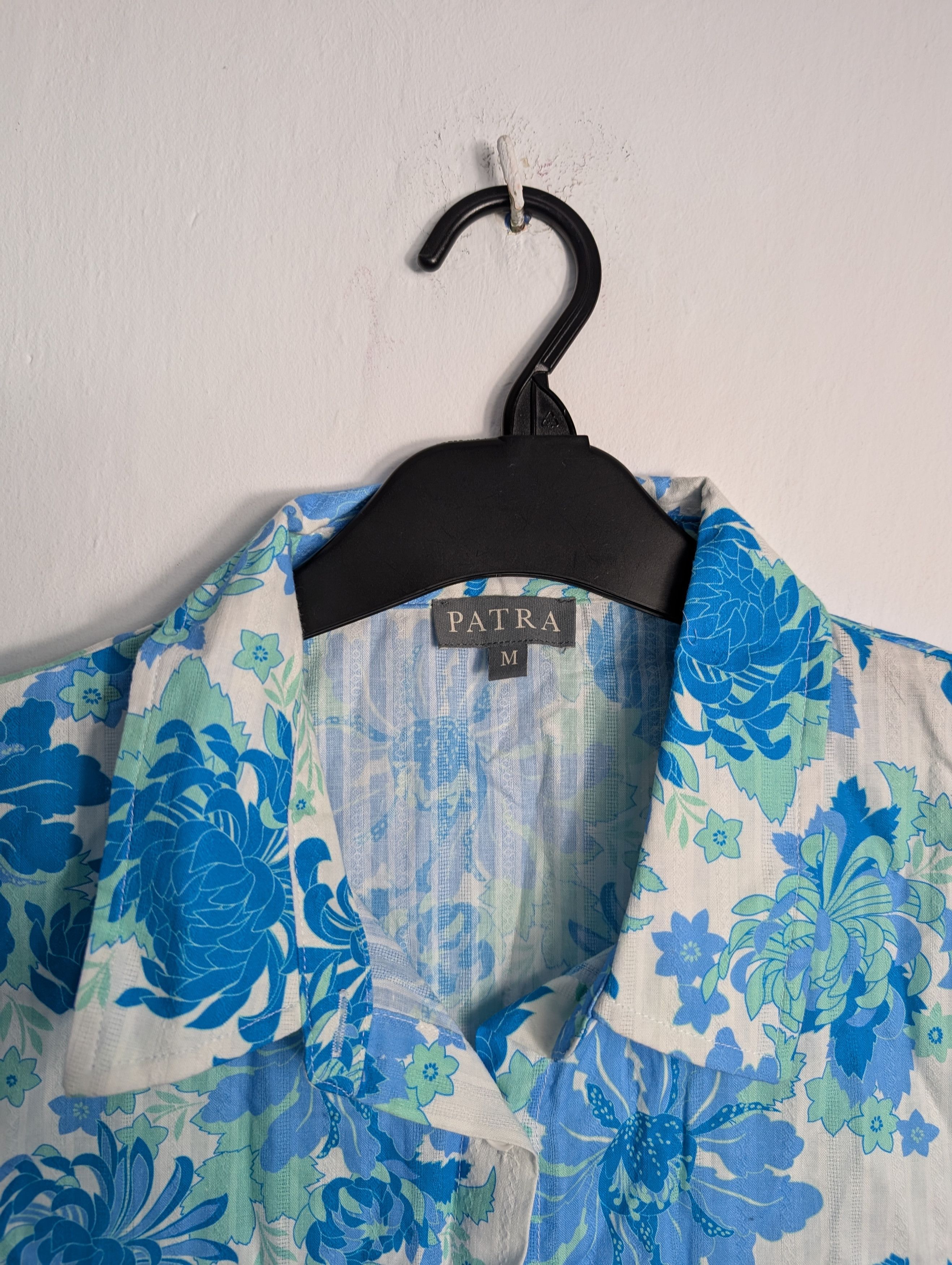 Vintage Vintage Y2K Hawaiian Shirt - Summer Floral Palm Tree Print Size M / US 6-8 / IT 42-44 - 3 Thumbnail