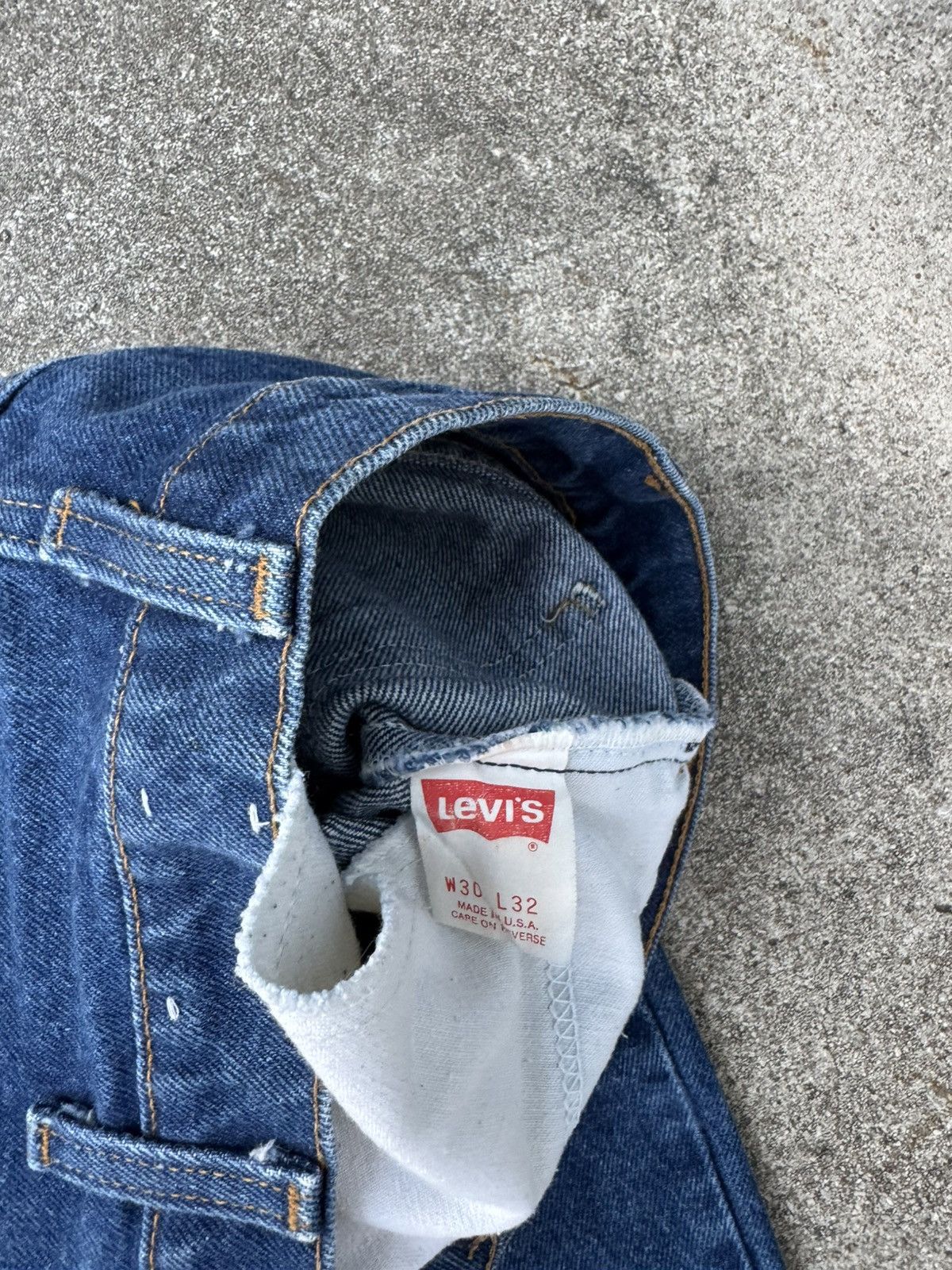 Levi's × Vintage Vtg 80s Levi’s 646 Orange Tab Bellbottom Flare Jeans 29x30 Size US 29 - 7 Thumbnail