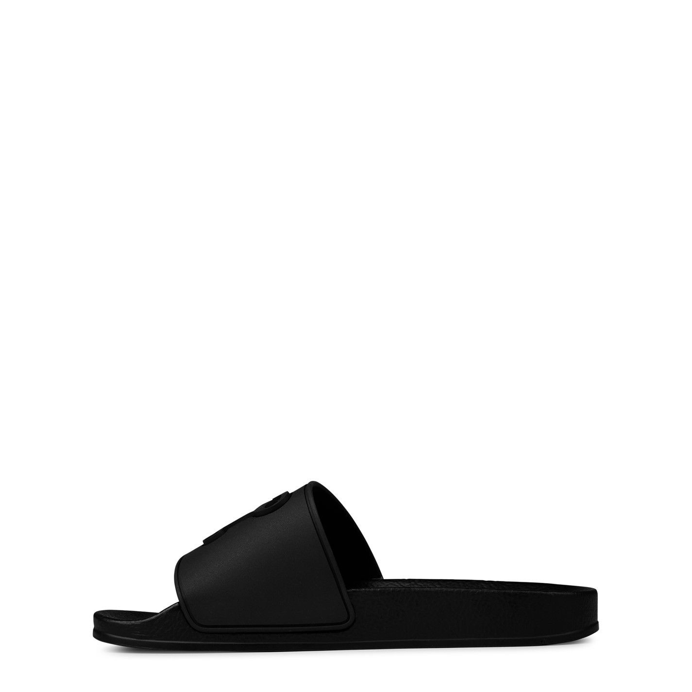 Palm Angels o1g2r1mq0425 Monogram Pool Sliders in Black Size US 6 / IT 36 - 3 Thumbnail