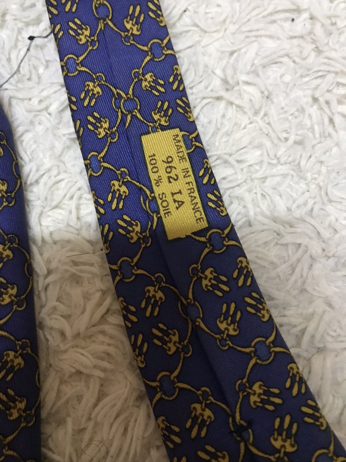 Hermes ‼️VTG HERMES TIES 100% SILK MADE IN FRANCE‼️ Size ONE SIZE - 5 Thumbnail