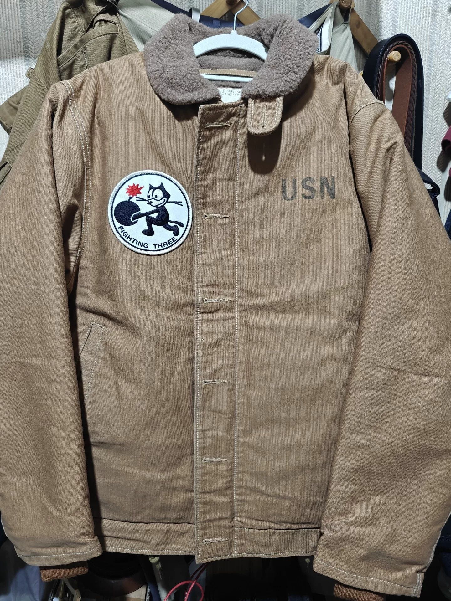 Japanese Brand Reproduced US Navy N1 Deck Jacket. Size US XXS / EU 40 - 2 Thumbnail