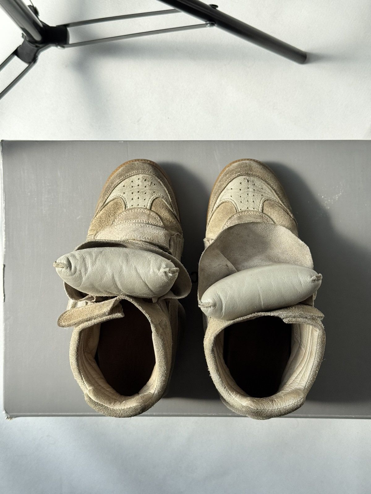 Isabel Marant Authentic Isabel Marant Etoile Bekett sneakers Suede Wedge Size US 7 / IT 37 - 10 Thumbnail